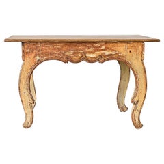 Norwegian 18th Century Rococo Painted Table