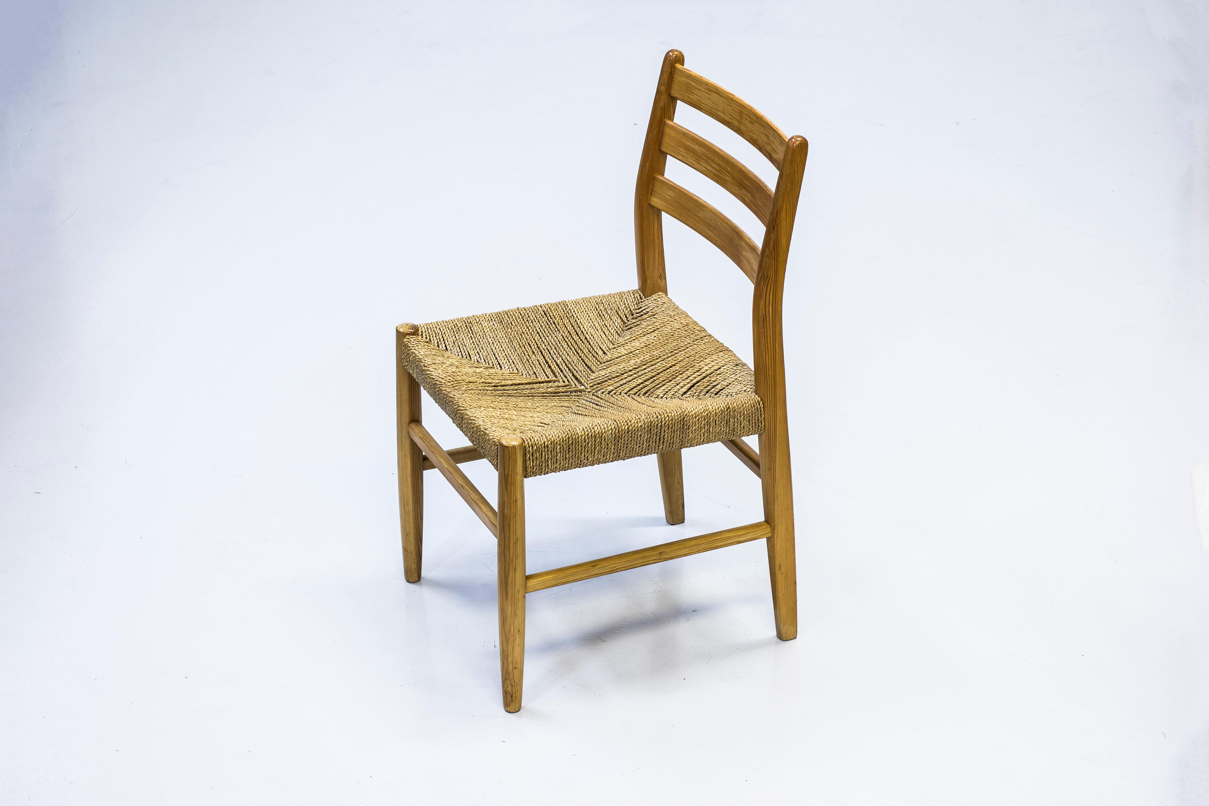 Norwegian 1960s Dining Chairs in Pine by Harry Moen For Sale 5