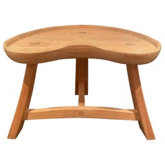 Tabouret norvégien des années 1960 modèle 522 en pin par Krogenaes Möbler