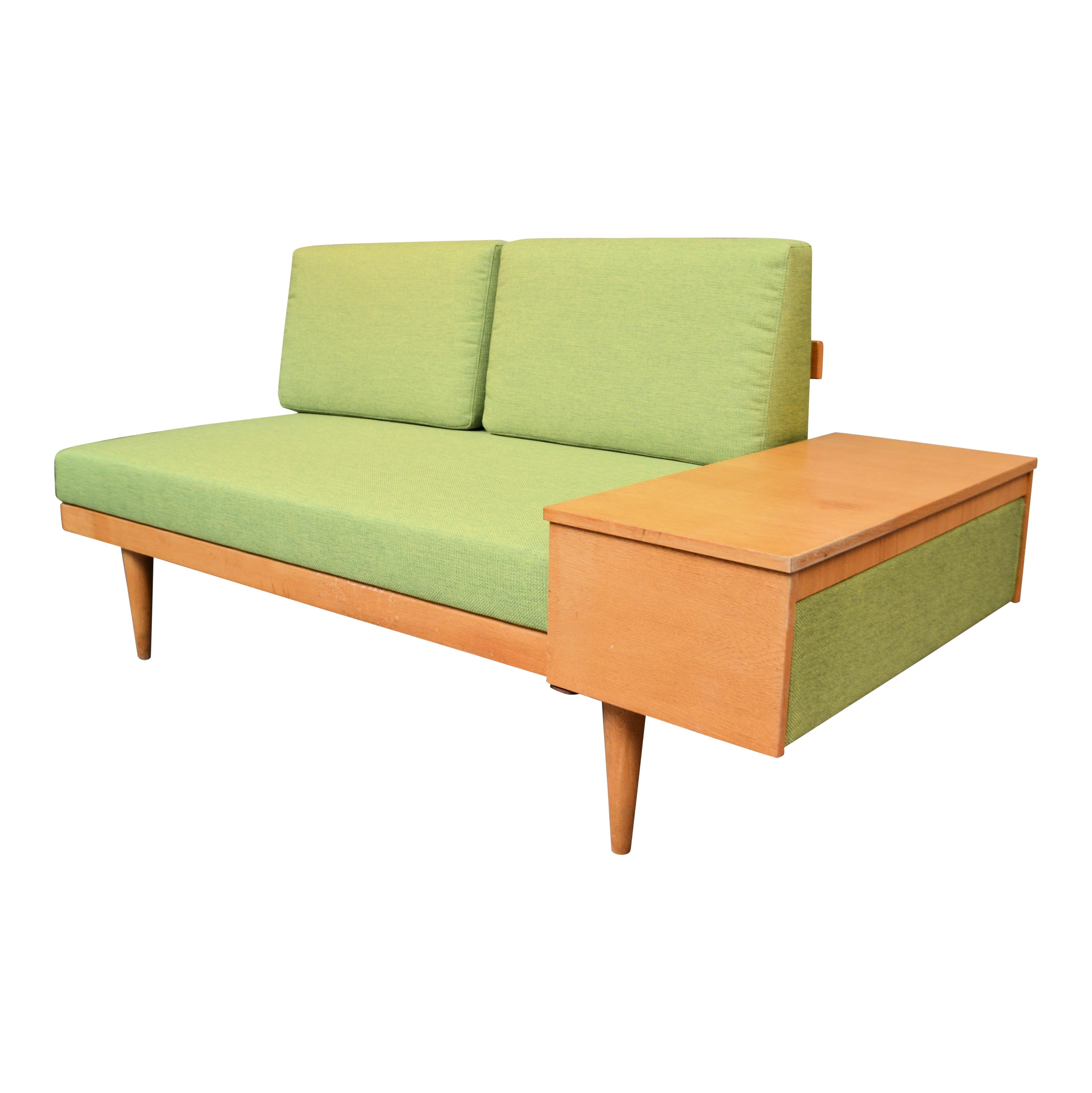 Mid-Century Modern Norwegian 2-Seater Oak Sofa by Ilmar Relling & Haldor Vik