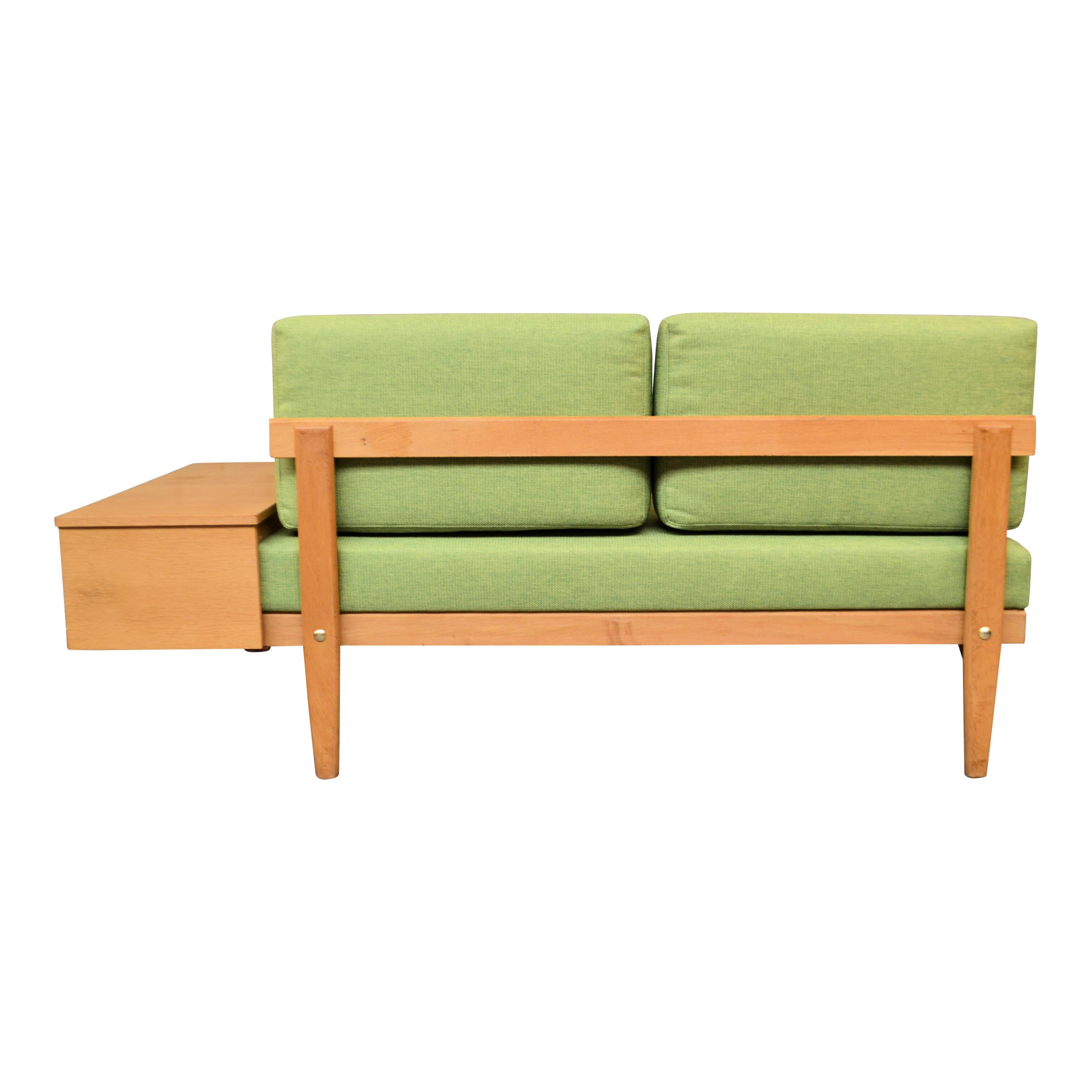 Norwegian 2-Seater Oak Sofa by Ilmar Relling & Haldor Vik In Good Condition In VENLO, LI