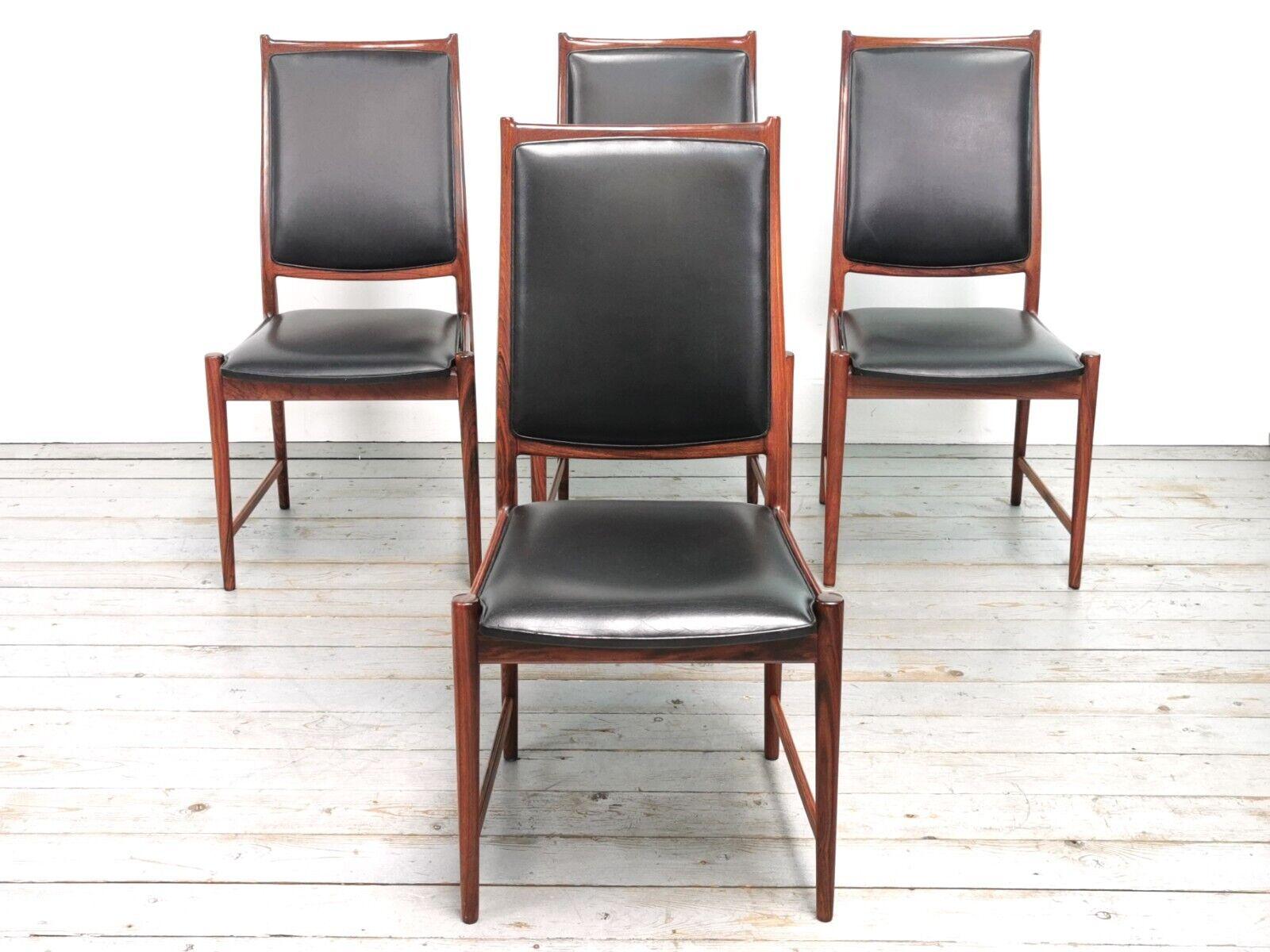Norwegian 60s 'Darby' Dining Chairs Designed by Torbjörn Afdal for Bruksbo 4