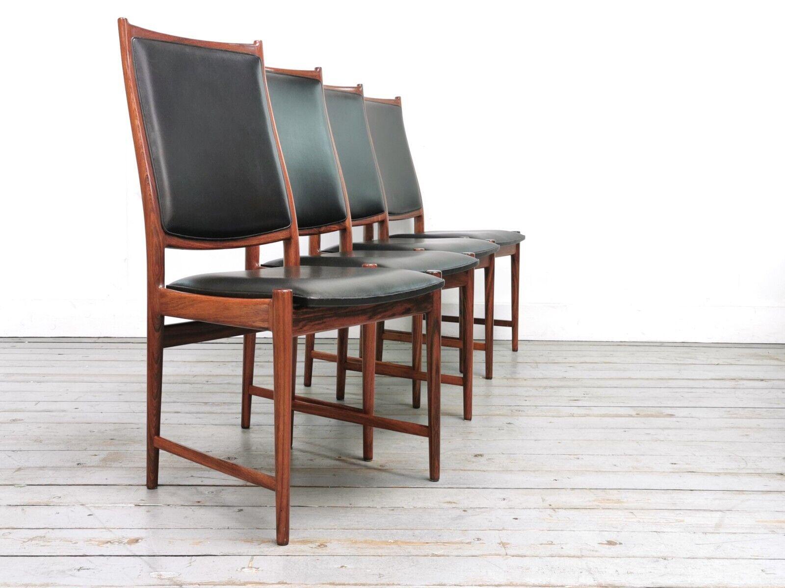 Mid-Century Modern Norwegian 60s 'Darby' Dining Chairs Designed by Torbjörn Afdal for Bruksbo