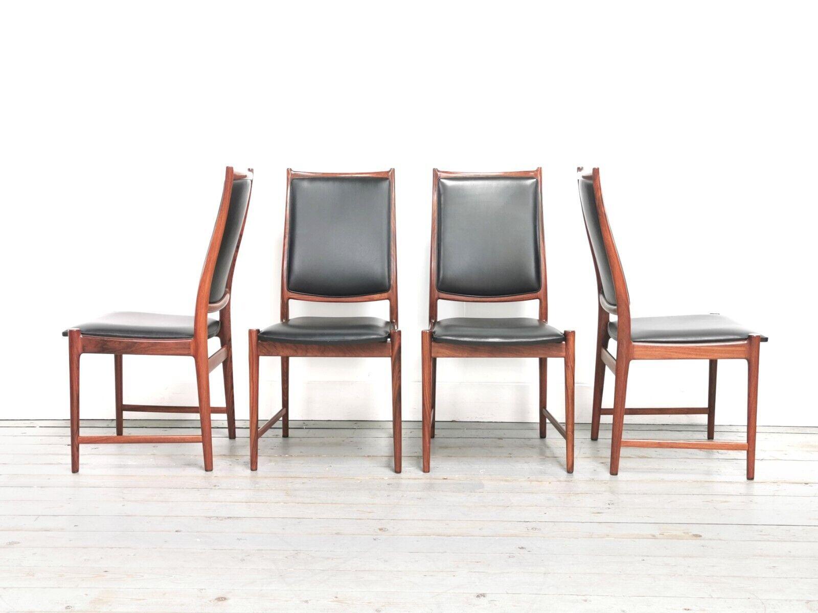 Norwegian 60s 'Darby' Dining Chairs Designed by Torbjörn Afdal for Bruksbo 3