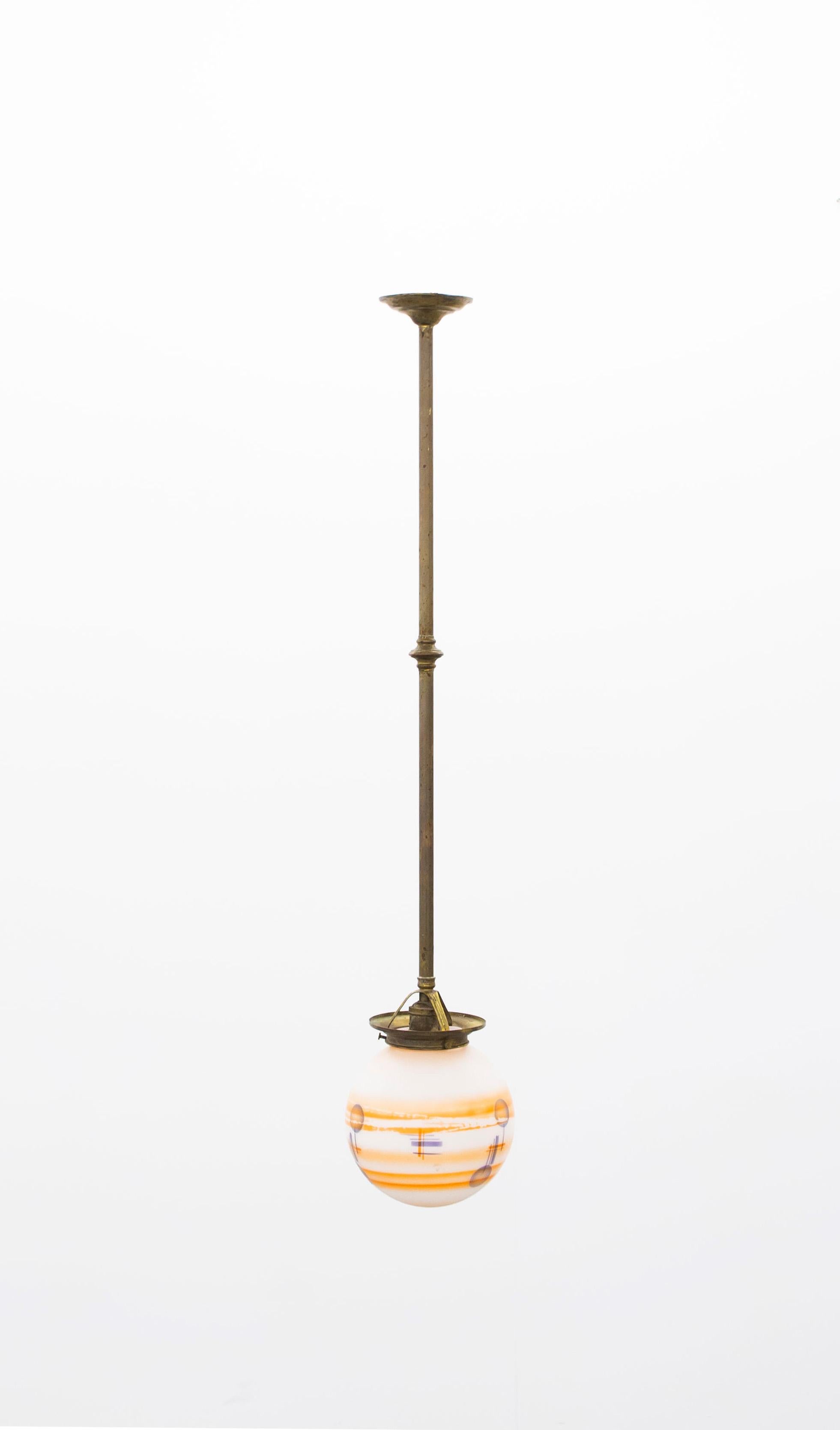 Norwegian Art Deco Ceiling Light, 1930s 4