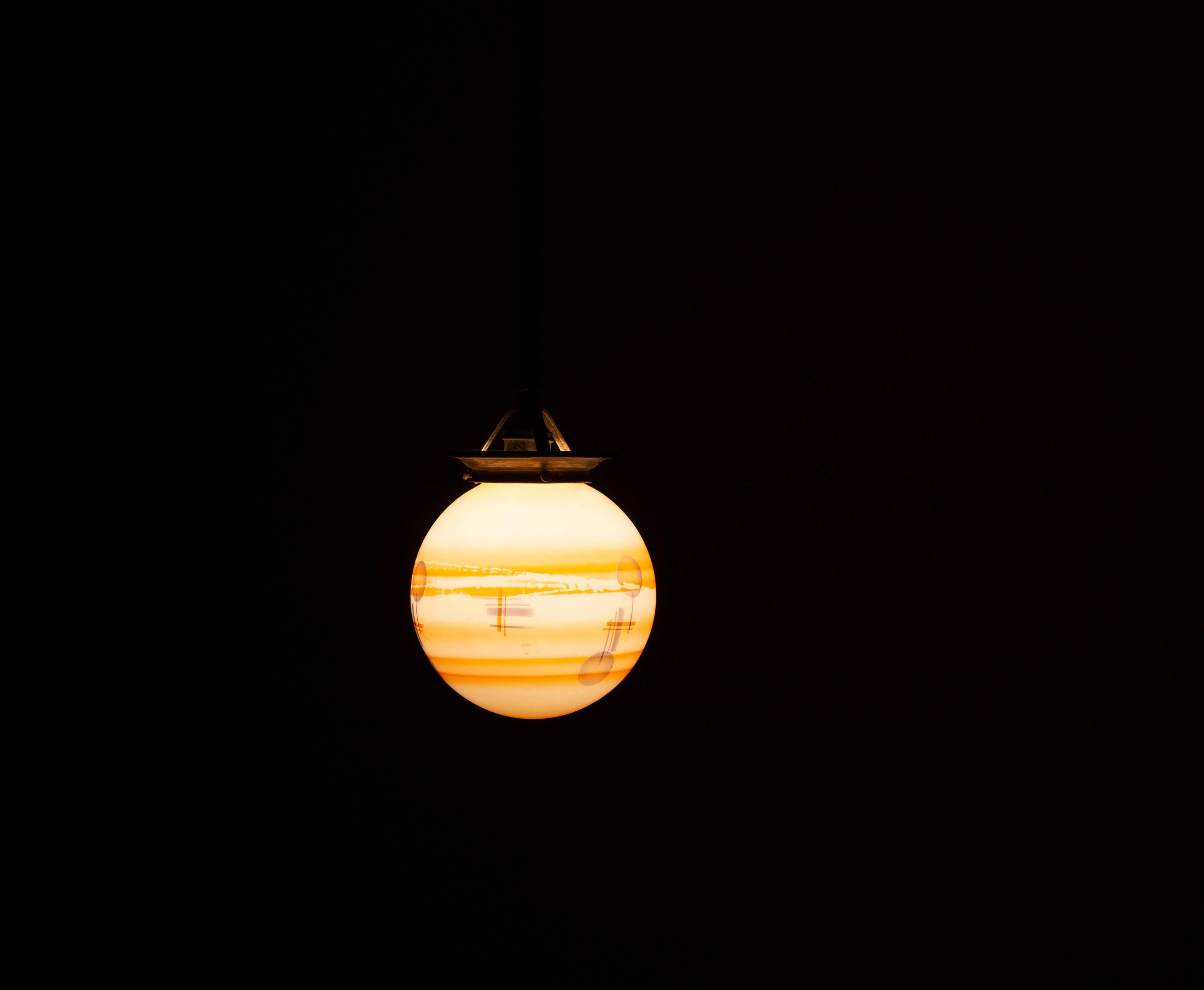 Norwegian Art Deco Ceiling Light, 1930s 6