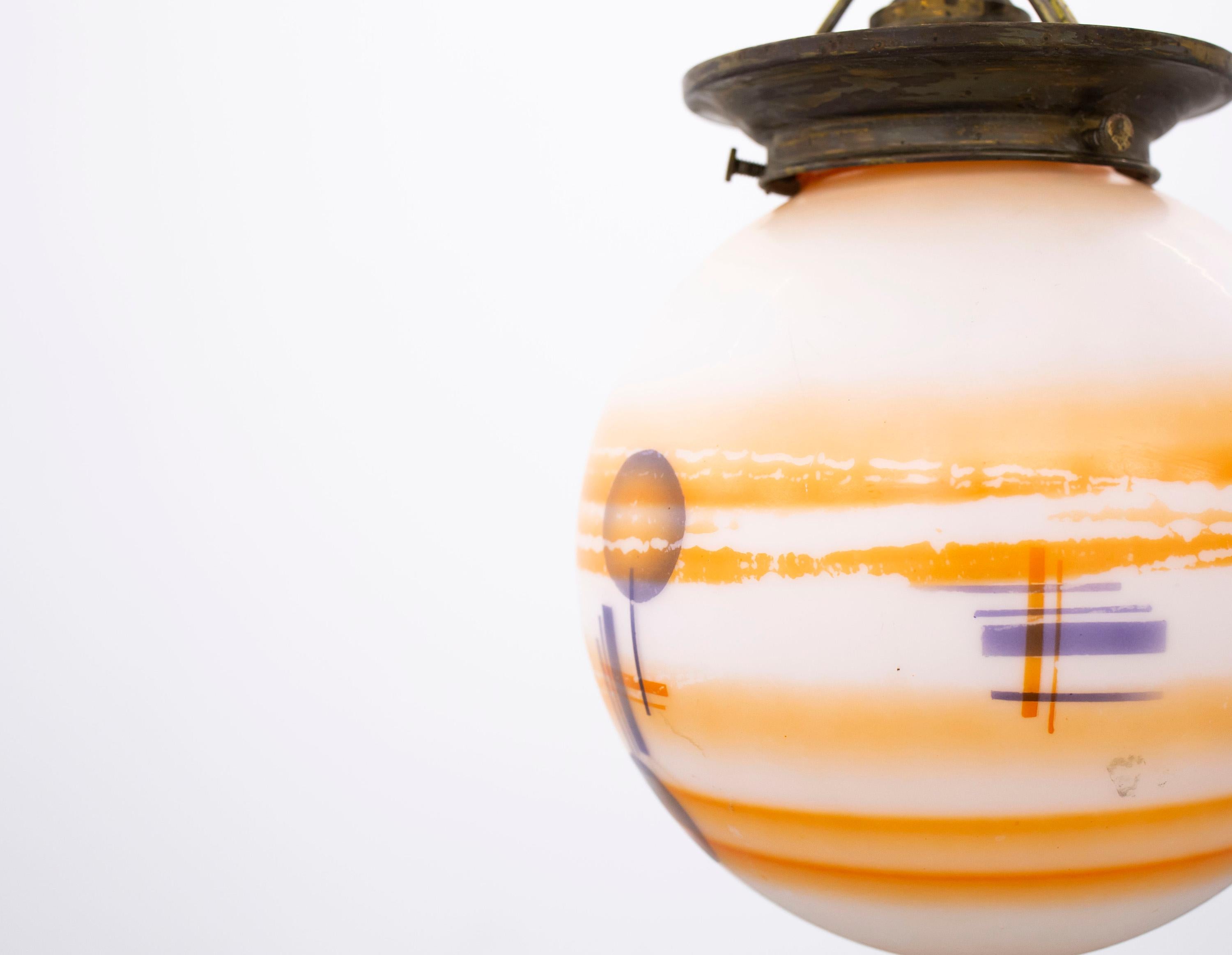 Norwegian Art Deco Ceiling Light, 1930s 3