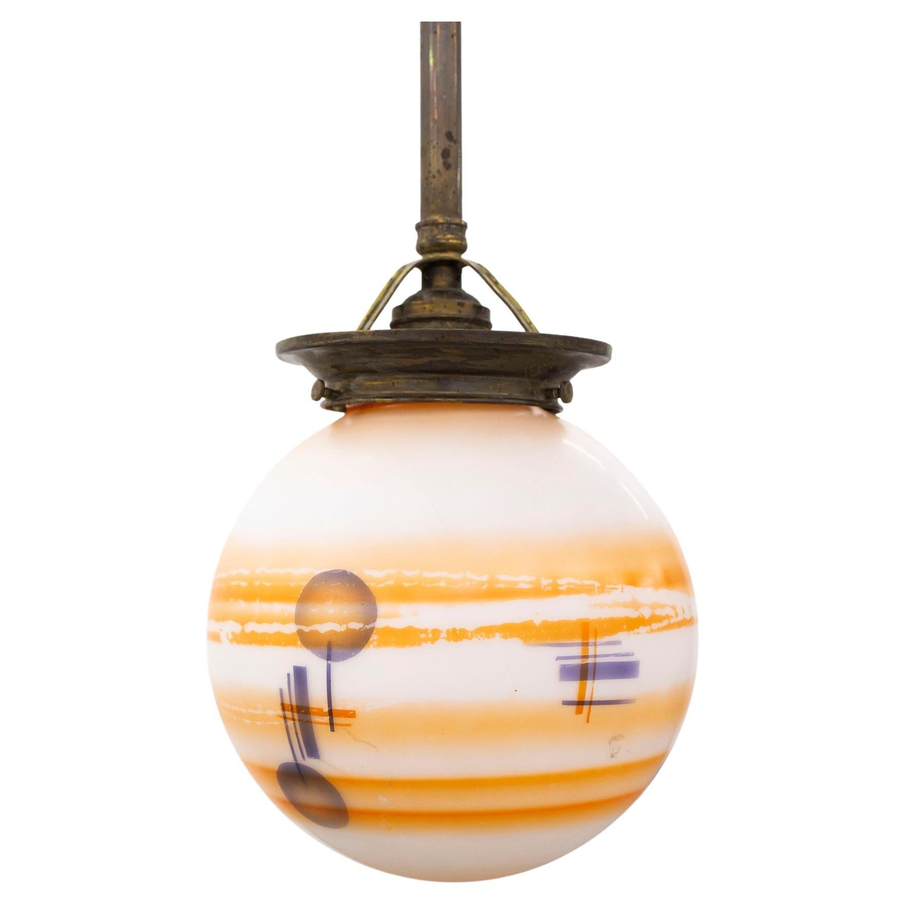 Norwegian Art Deco Ceiling Light, 1930s