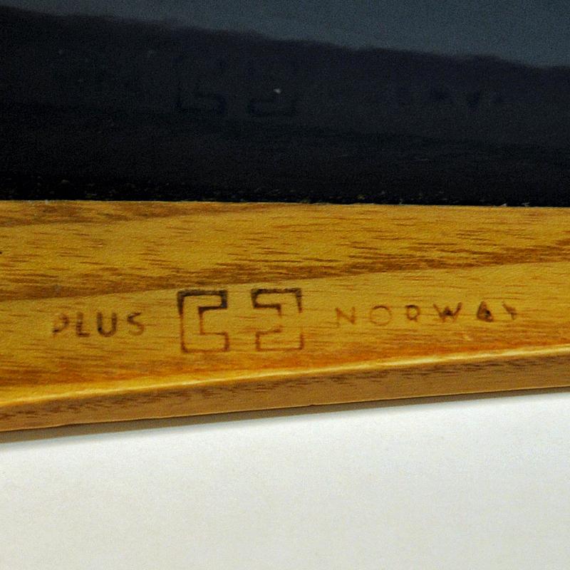 Norwegian Conform Tray Table 1962 with Enamel Top by Hermann Bongard for Plus 4