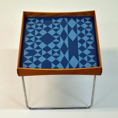 Norwegian Conform Tray Table 1962 with Enamel Top by Hermann Bongard for Plus