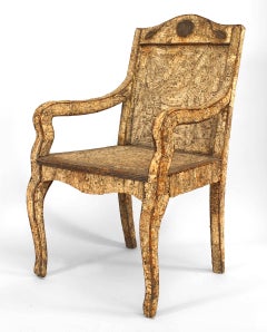 Neoclassic Cork & Twig Arm Chair