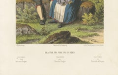 Norwegian Folk Costumes from Fane near Bergen – Tonsberg Edition, 1860s