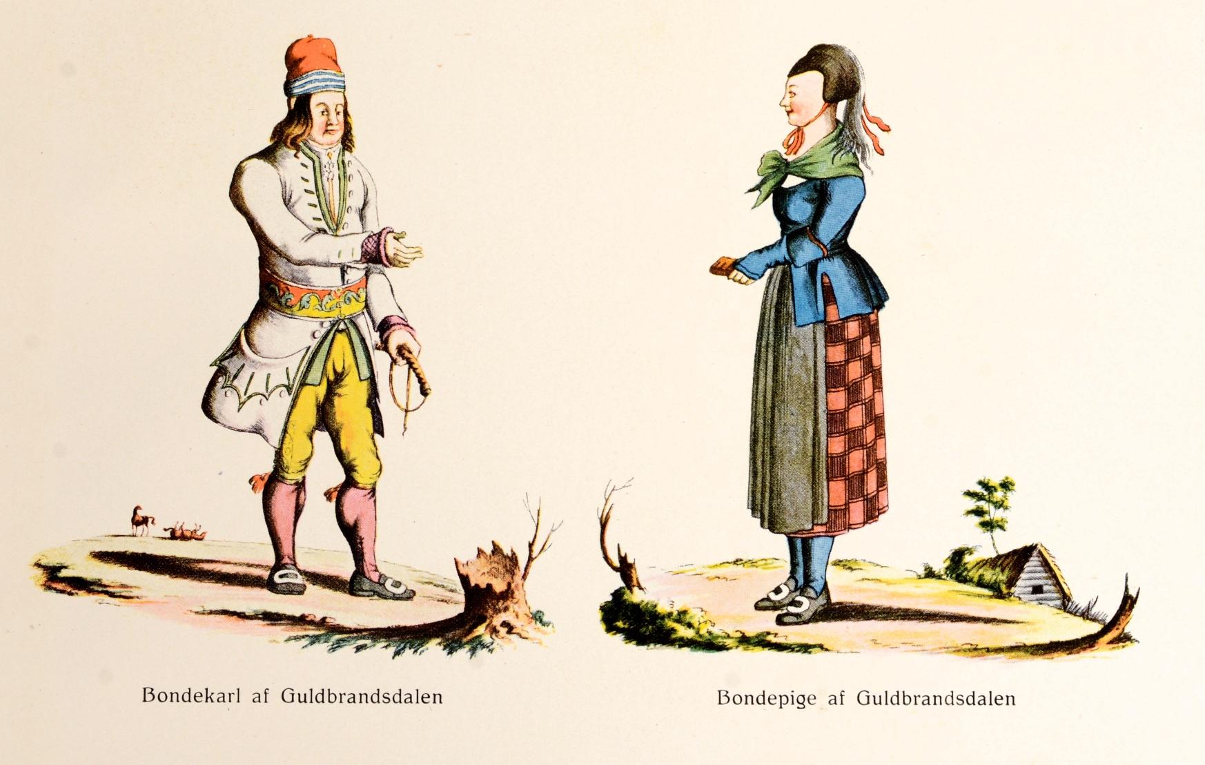Costumes folkloriques norvégiens 'Norske Folkedragter' 1ère édition en vente 5