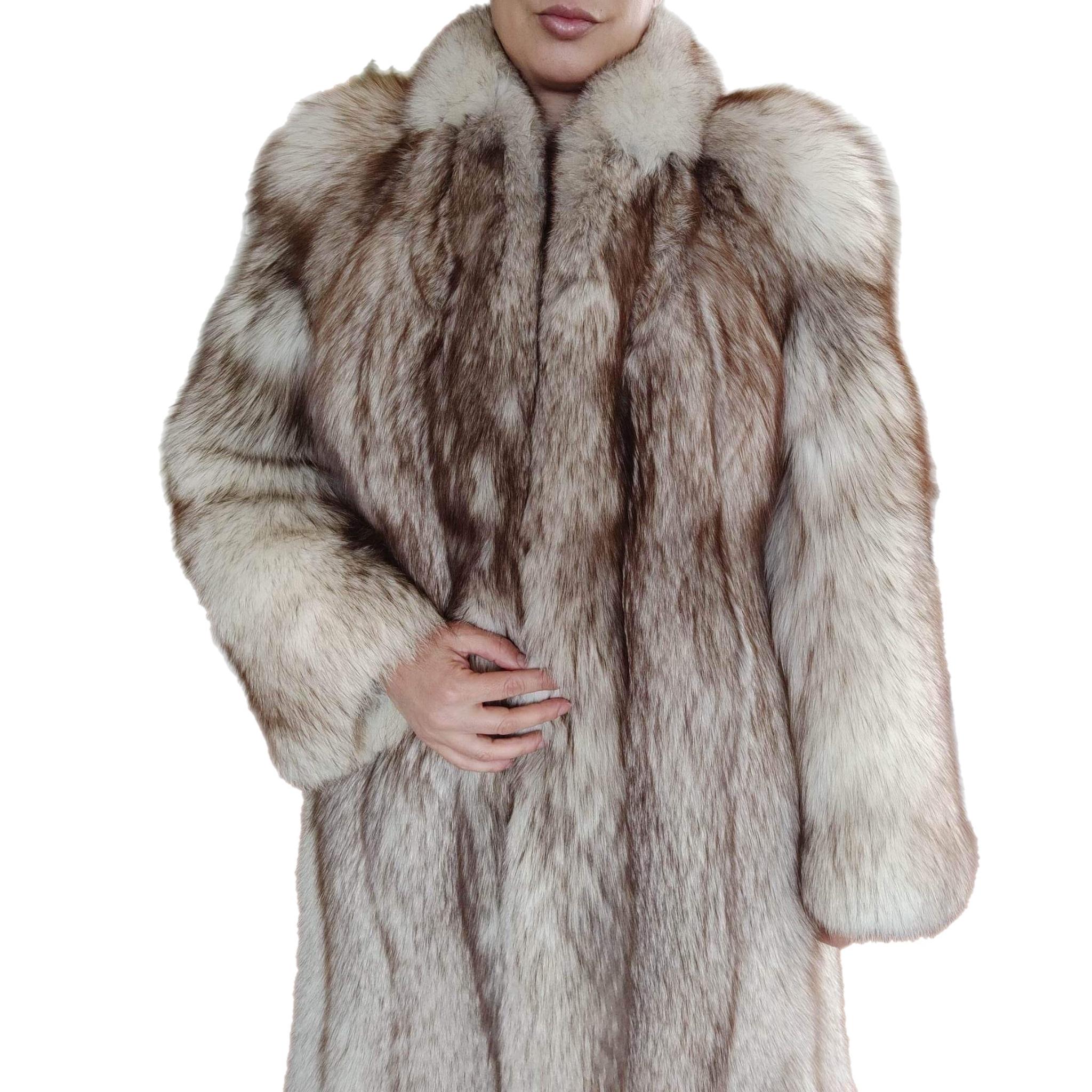 Norwegian Fox Fur coat (Size 8 -S) 1