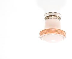 Norwegian Functionalist Flush Mount Ceiling Light, 1950s