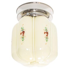 Norwegian Functionalist Flush Mount Ceiling Light, 1950s Norwegian Functionalist Flush Mount Ceiling Light, 1950s