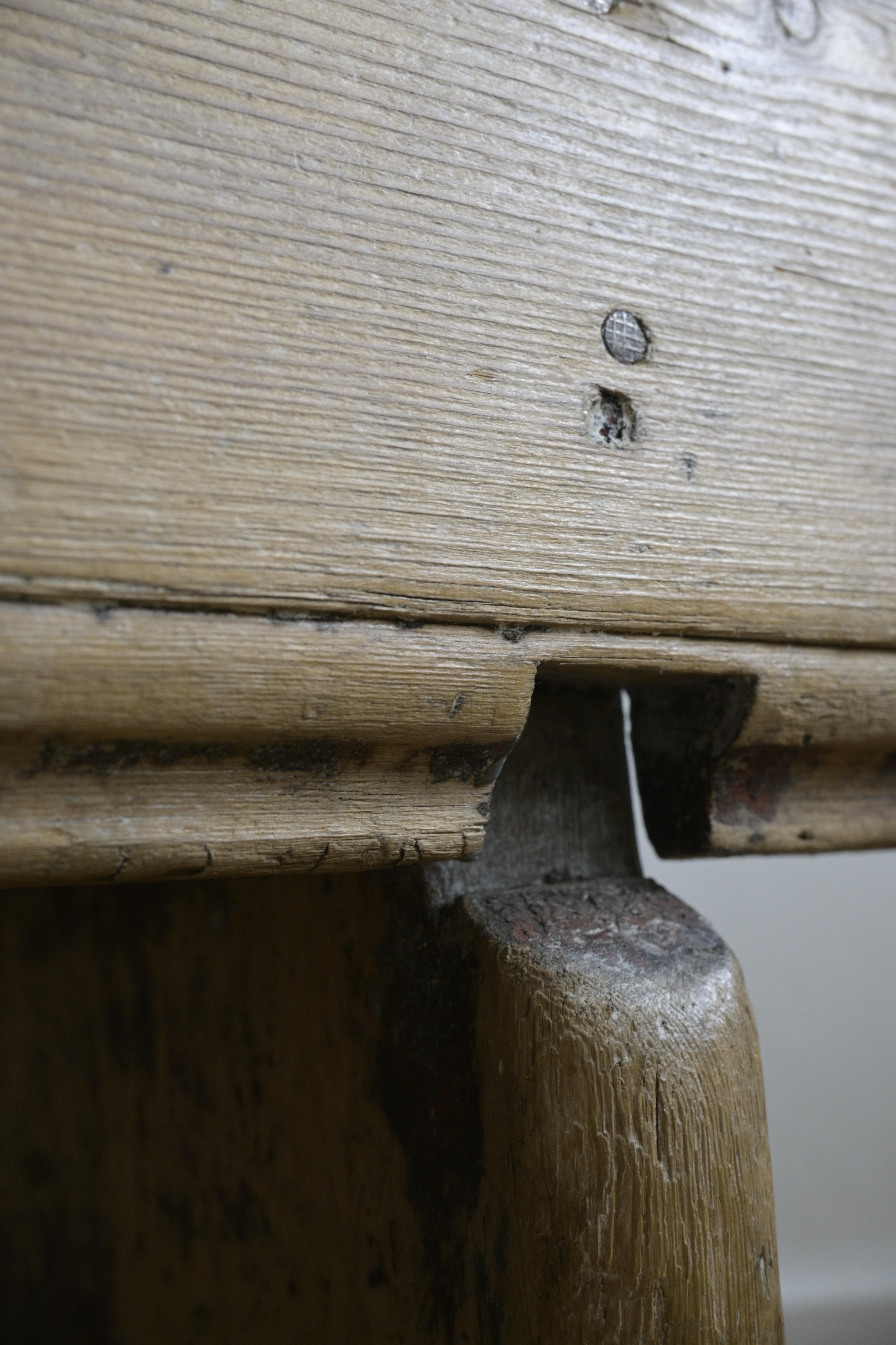 Norwegian Long Bench circa 1780 For Sale 3