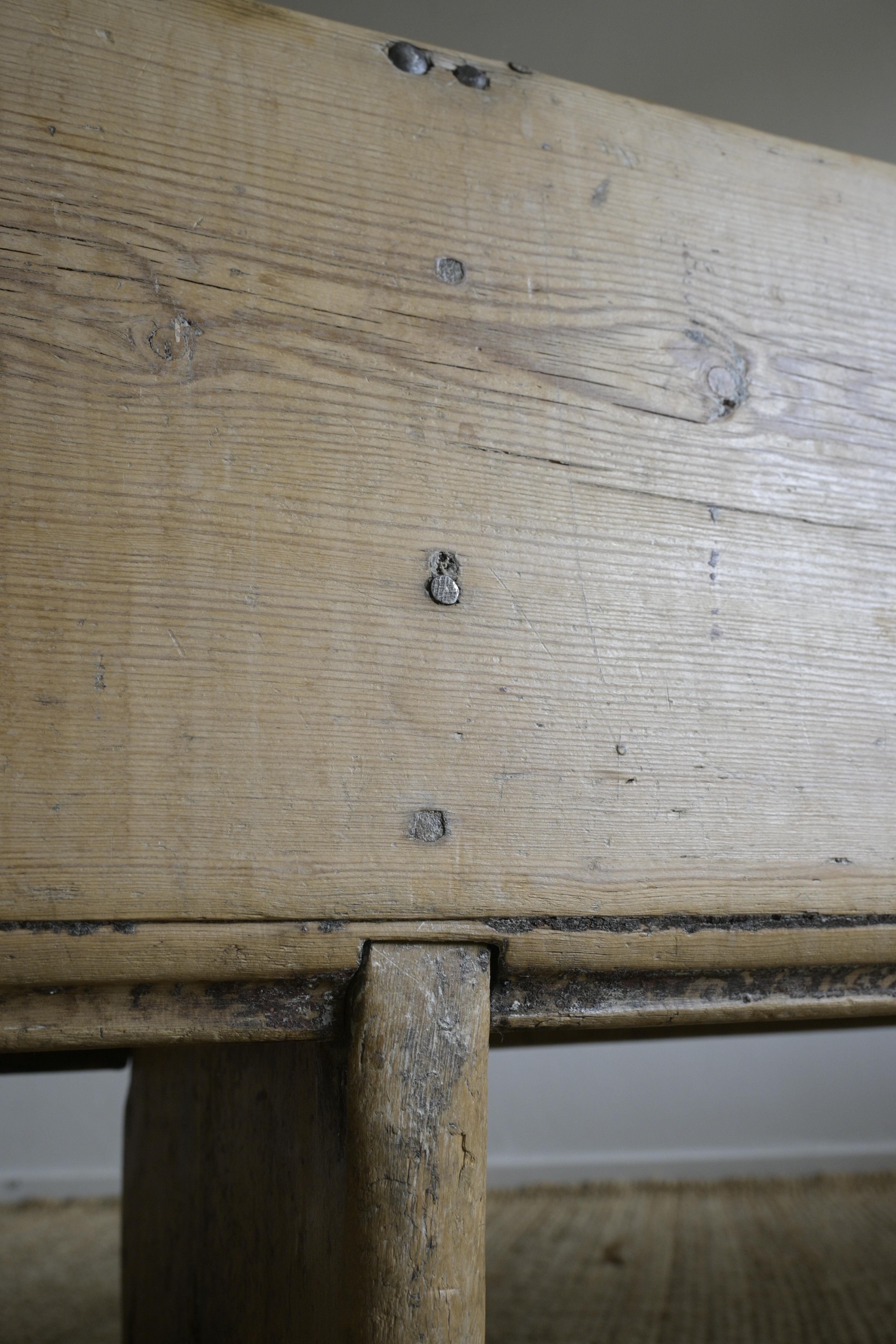Norwegian Long Bench circa 1780 For Sale 6