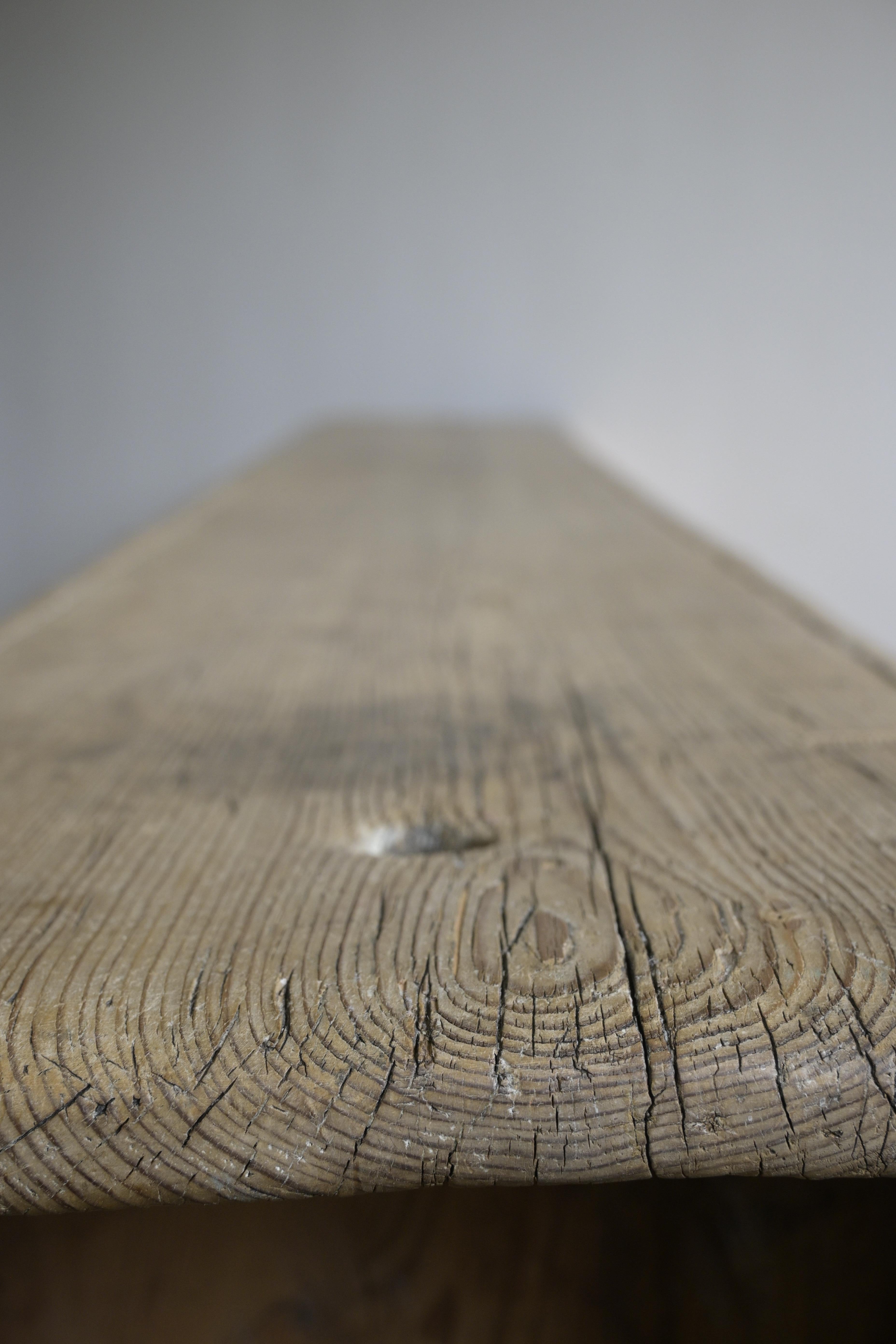 Norwegian Long Bench circa 1780 For Sale 9