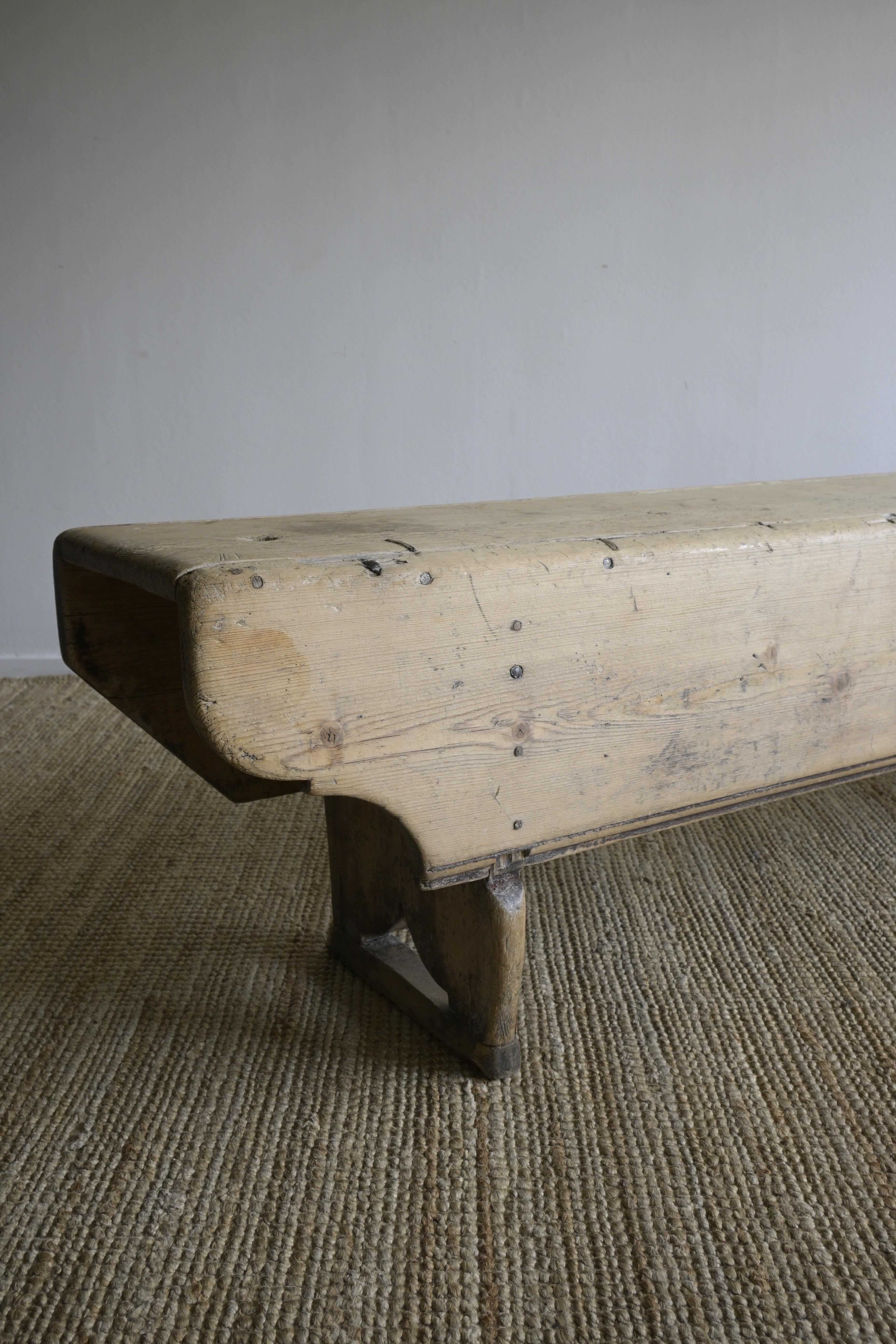 Late 18th Century Norwegian Long Bench circa 1780 For Sale
