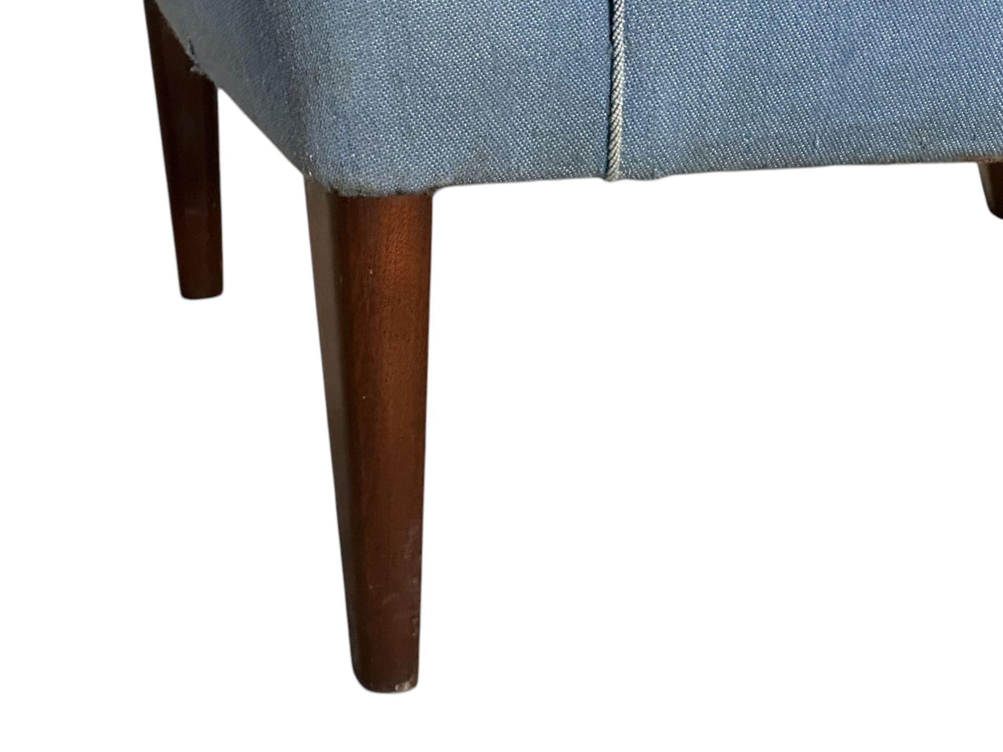 Upholstery Norwegian Lounge Chair, 1950 For Sale