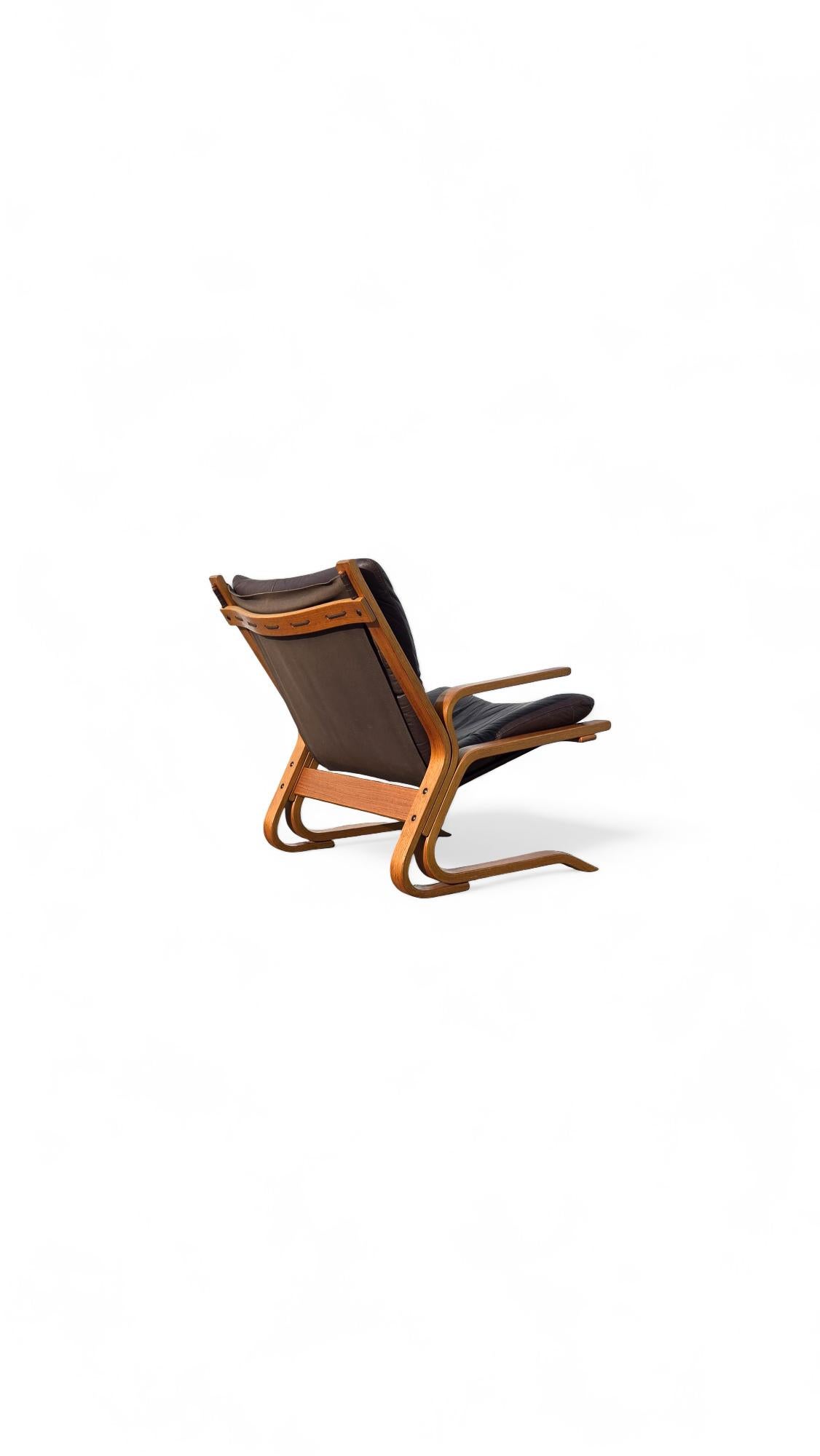 Norwegian Lounge Chair by Oddvin Rykken for Rybo & Co. For Sale 4
