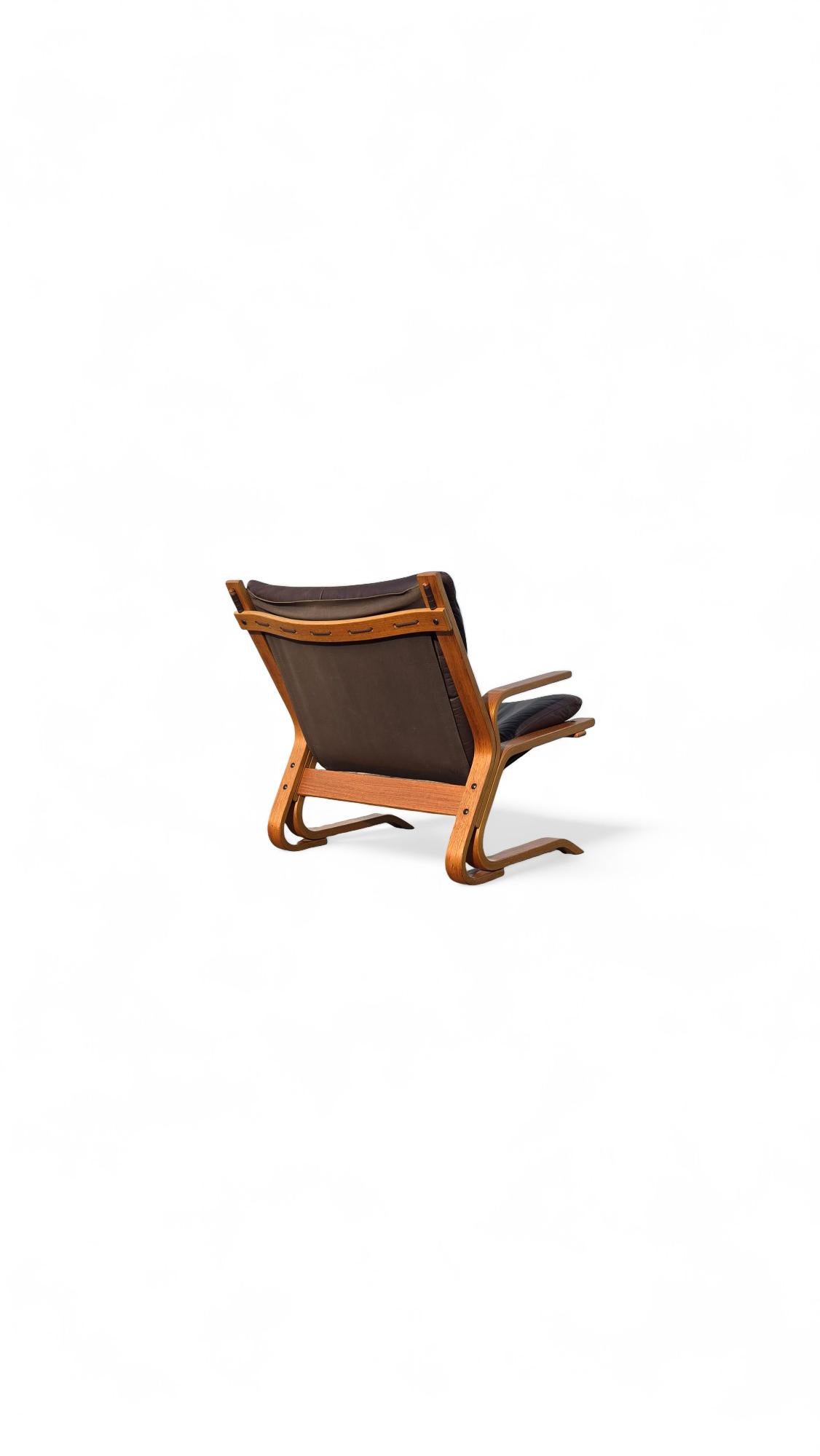 Norwegian Lounge Chair by Oddvin Rykken for Rybo & Co. For Sale 5