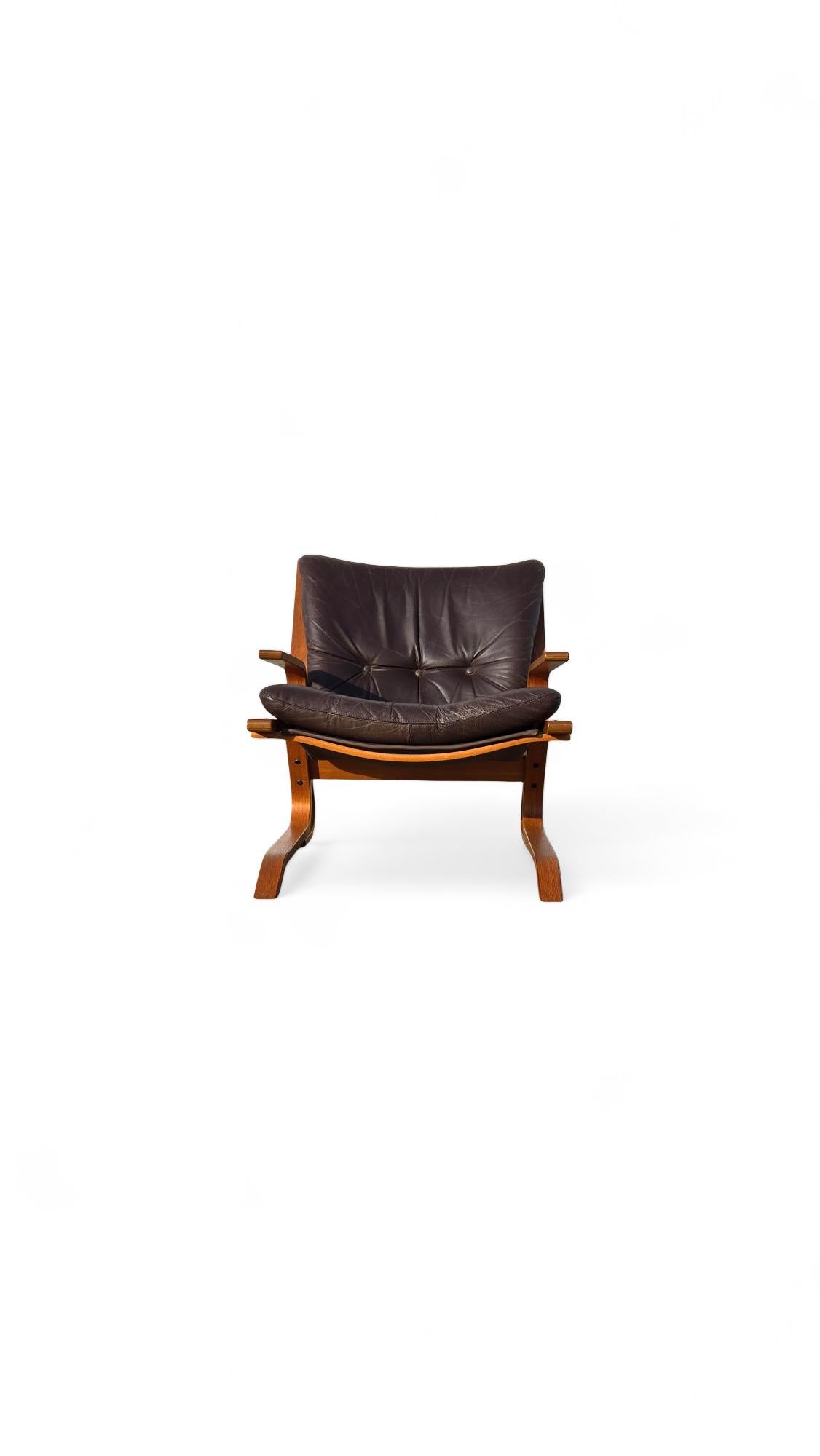 Norwegian Lounge Chair by Oddvin Rykken for Rybo & Co. For Sale 1