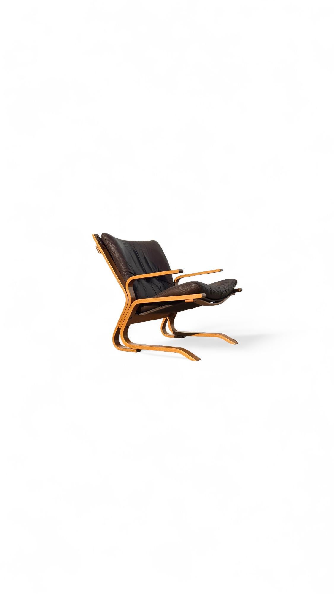 Norwegian Lounge Chair by Oddvin Rykken for Rybo & Co. For Sale 2
