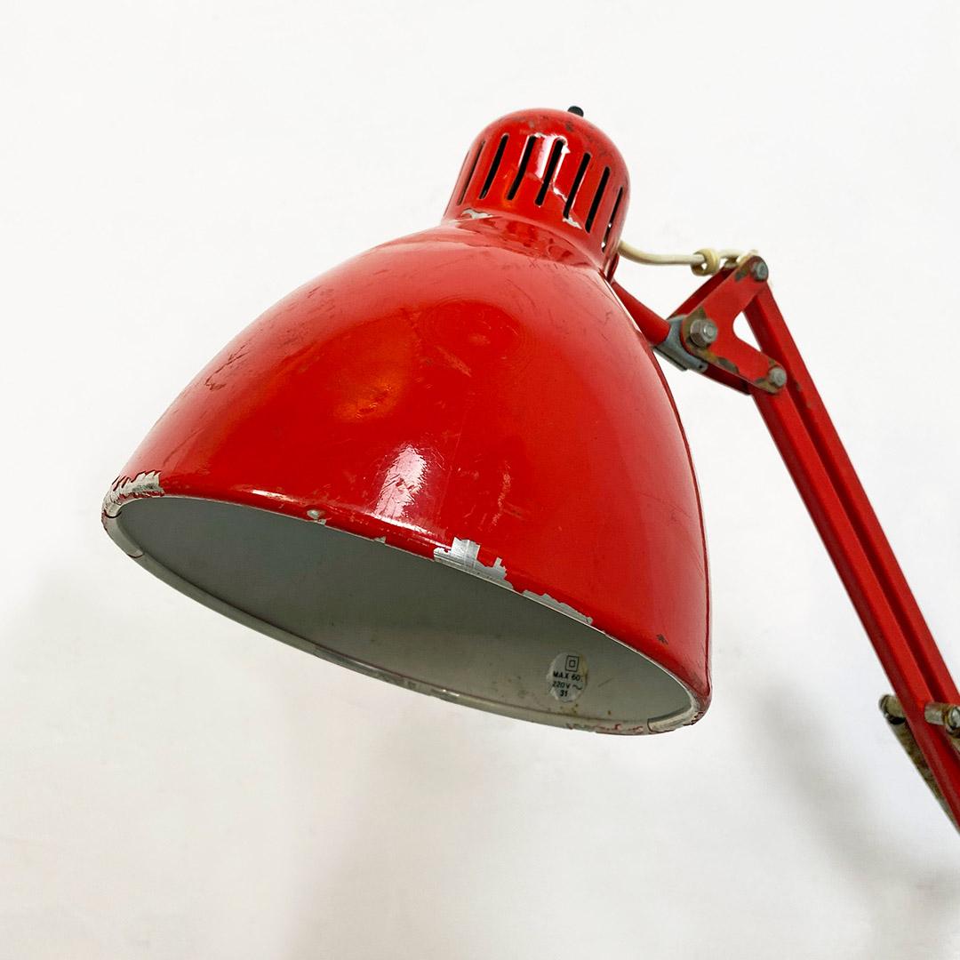 Italian Norwegian Mid Century Metal Naska Loris Table Lamp, Jac Jacobsen for Luxo, 1950s
