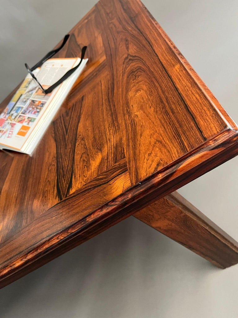 Norwegian MidCentury Modern Wooden Coffee Table For Sale at 1stDibs