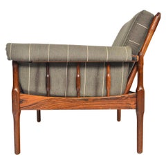 Norwegian Midcentury Lounge Chair in Rosewood by Torbjørn Afdal for Bruksbo