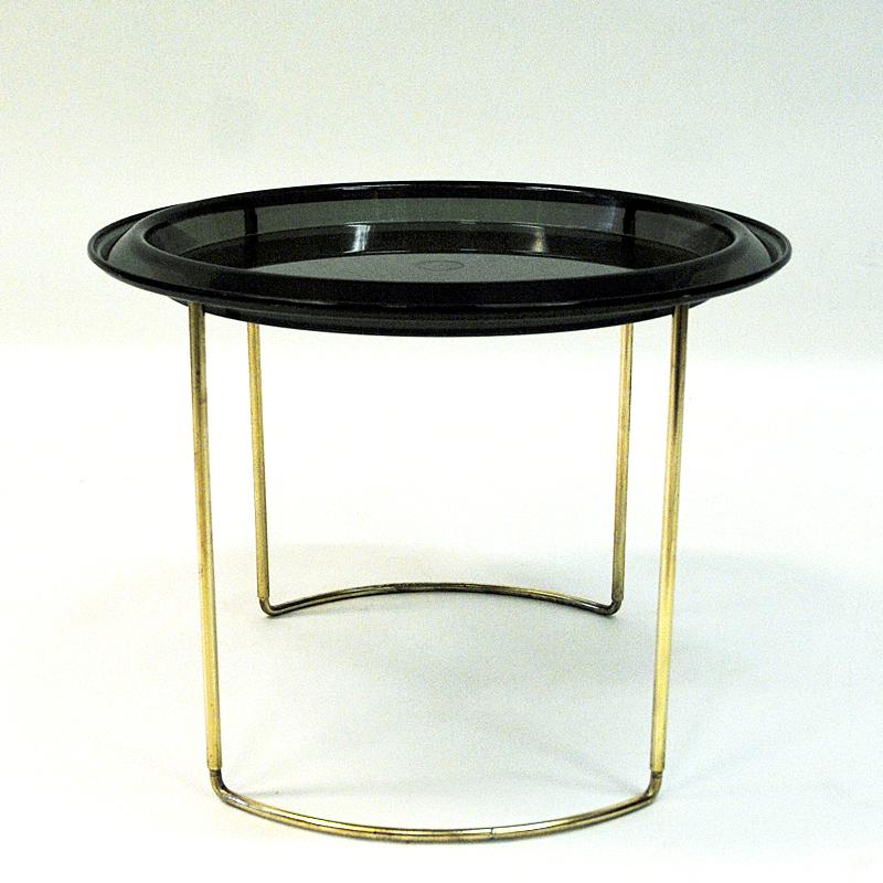 Scandinave moderne Table ronde norvégienne du milieu du siècle dernier par Hermann Bongard pour PLUS, années 1960 en vente