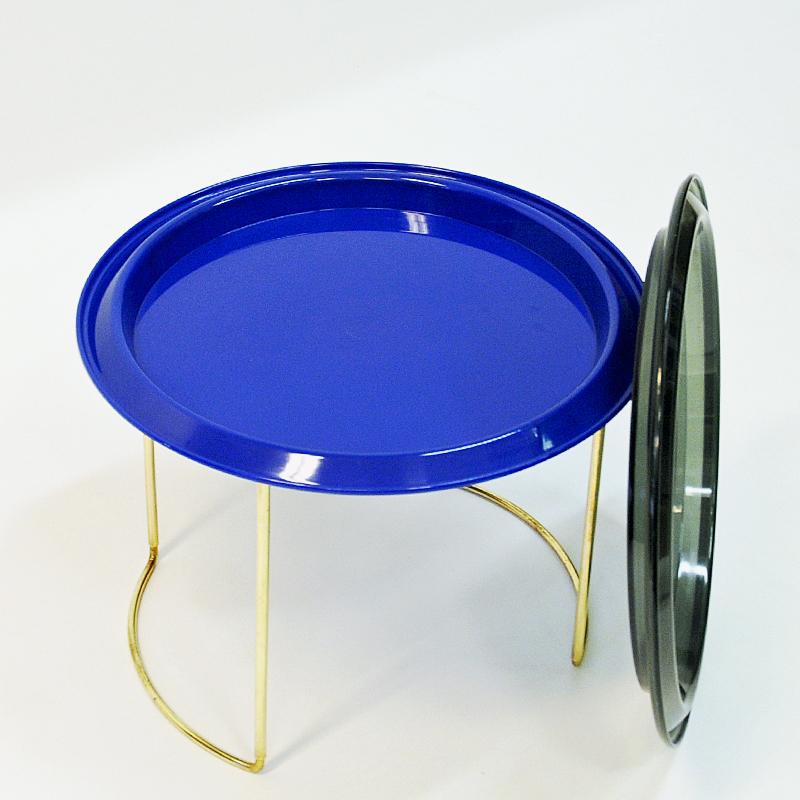 Norwegian Midcentury Round Table by Hermann Bongard for PLUS, 1960s In Good Condition For Sale In Stockholm, SE