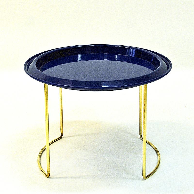 Norwegian Midcentury Round Table by Hermann Bongard for PLUS, 1960s For Sale 2