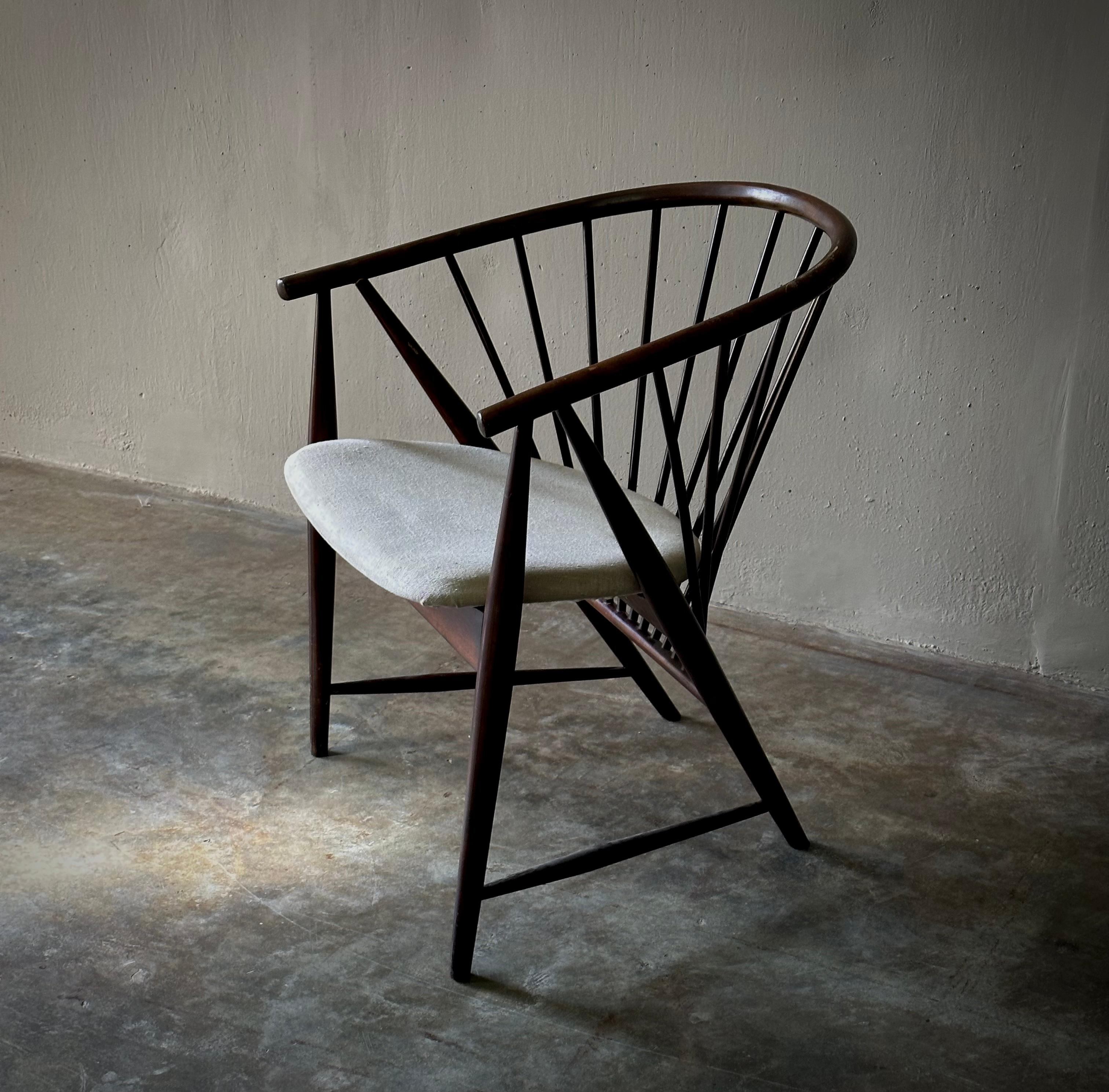 Norwegian Midcentury Wooden Chair 3