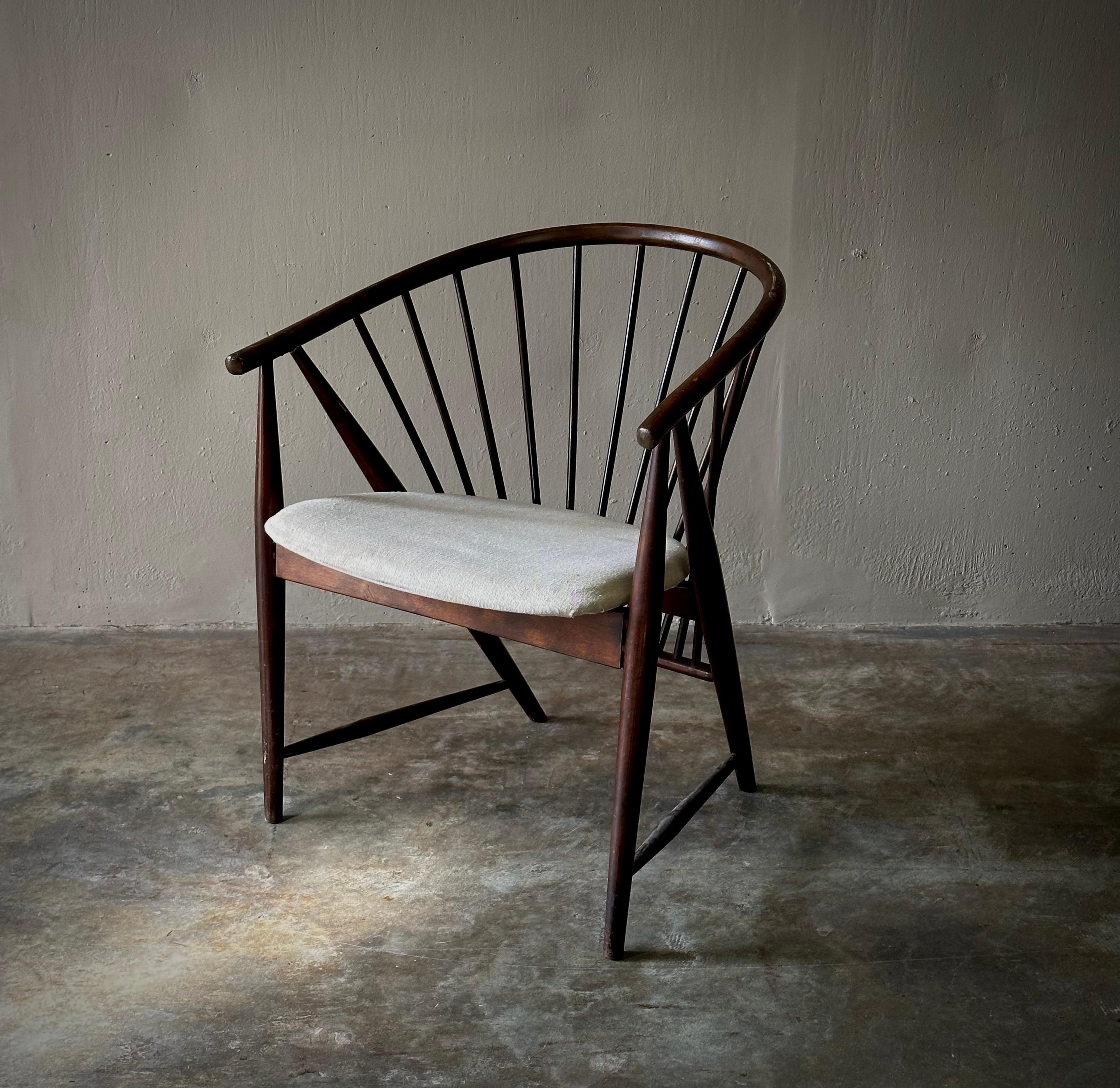 Norwegian Midcentury Wooden Chair 4
