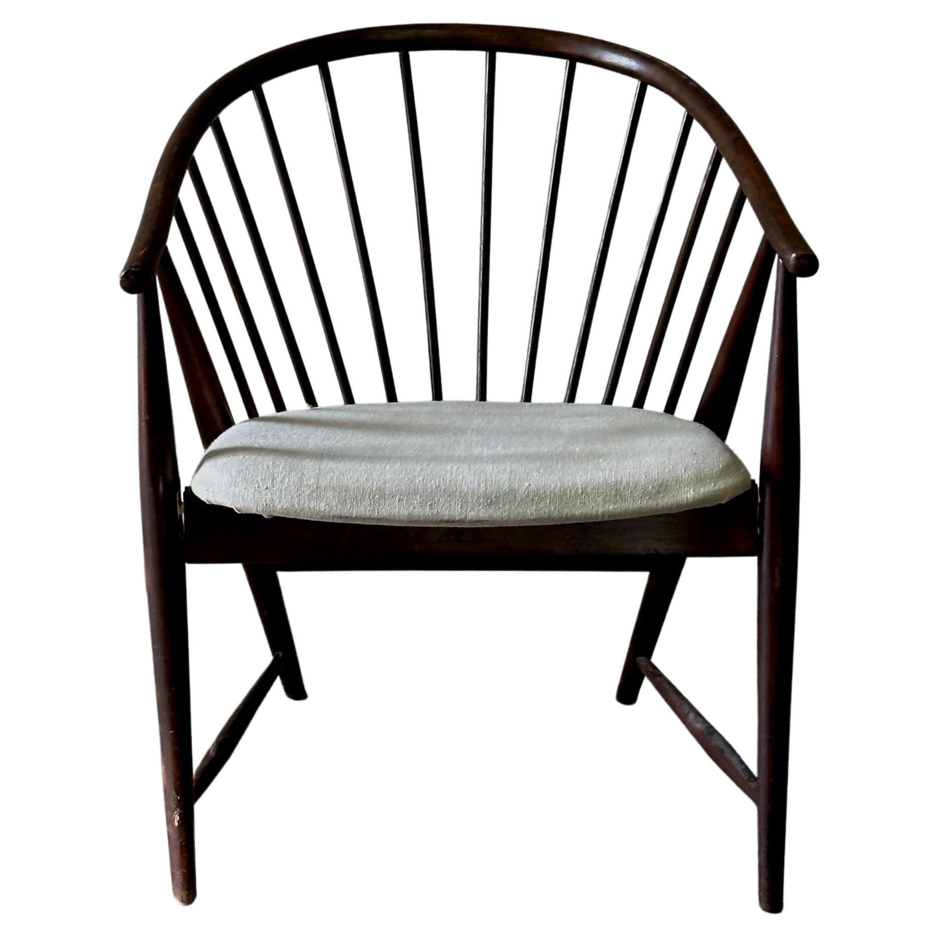 Norwegian Midcentury Wooden Chair