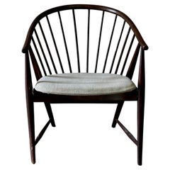 Retro Norwegian Midcentury Wooden Chair