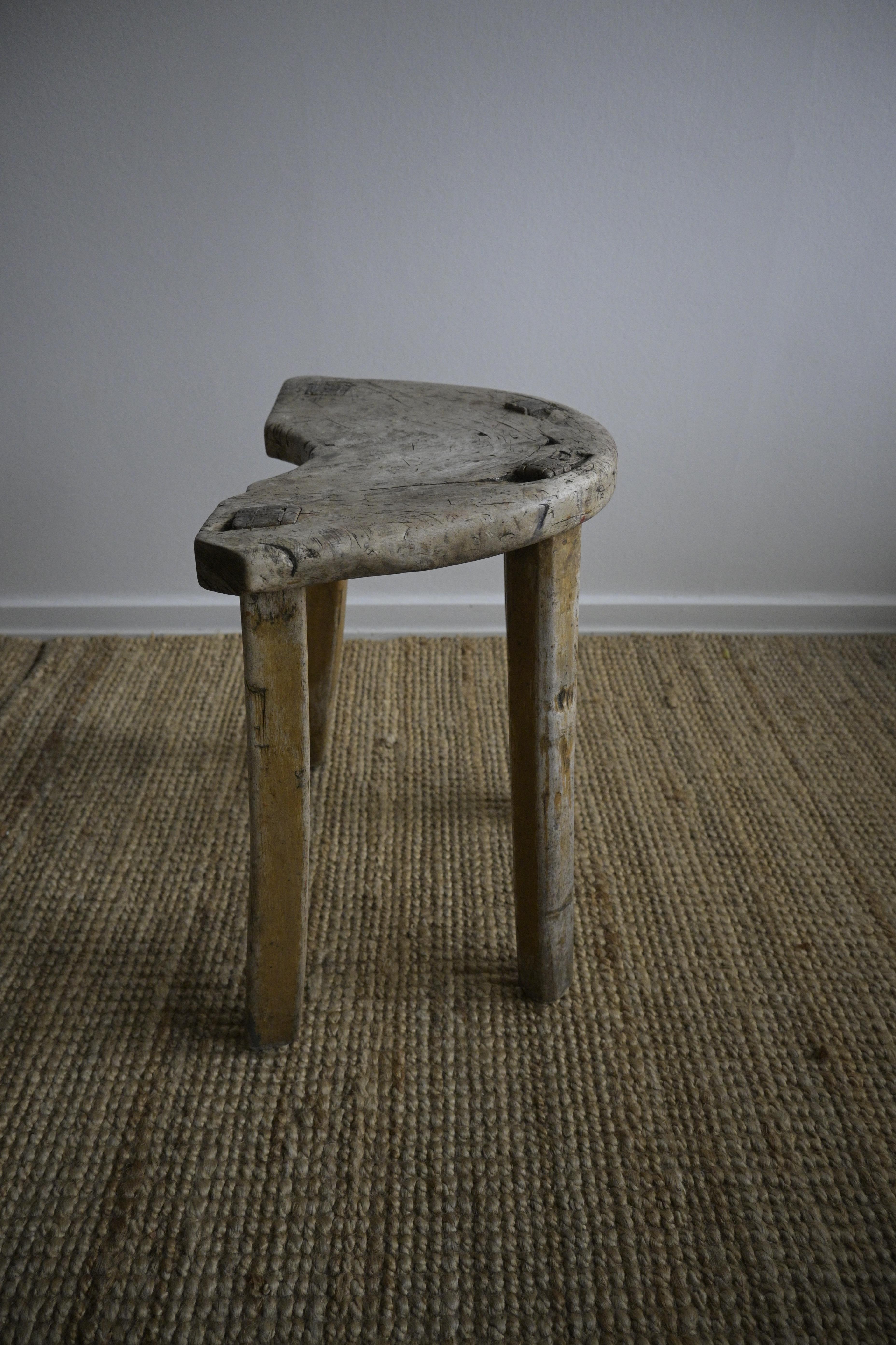 Norwegian Milking Stool early 18th-century For Sale 5