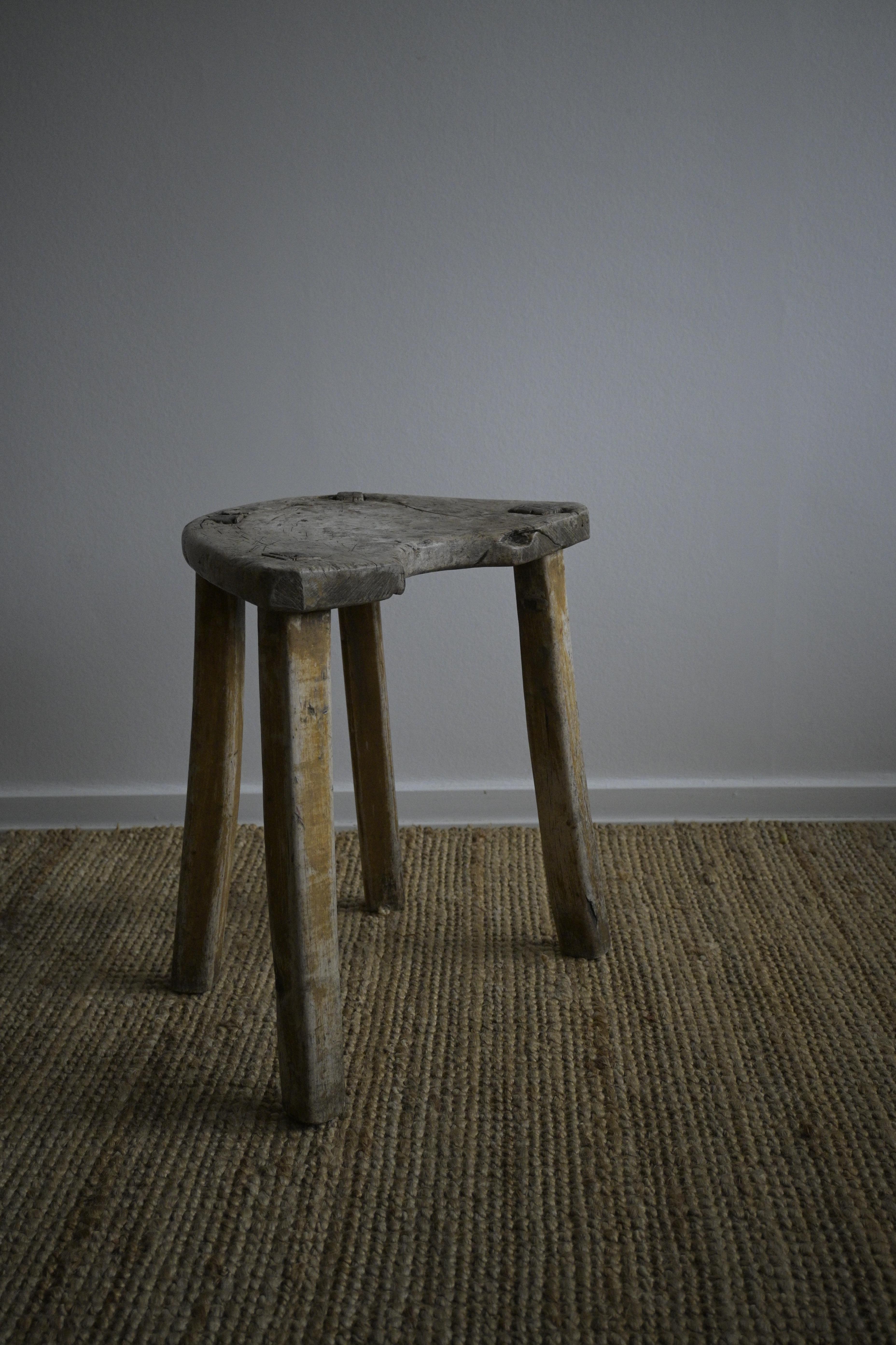 Scandinavian Modern Norwegian Milking Stool early 18th-century For Sale