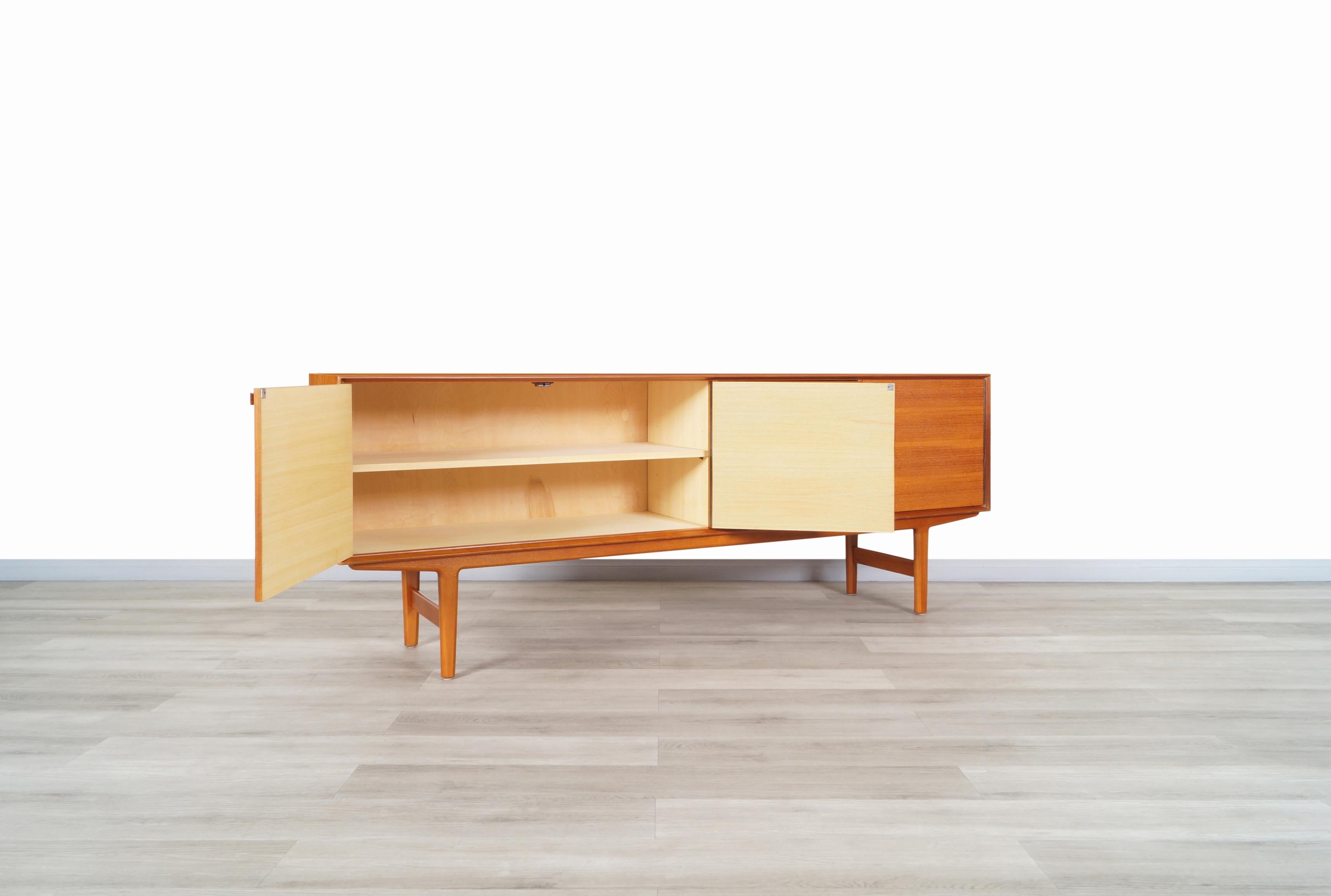 Mid-20th Century Norwegian Modern Teak Credenza by Fredrik Kayser