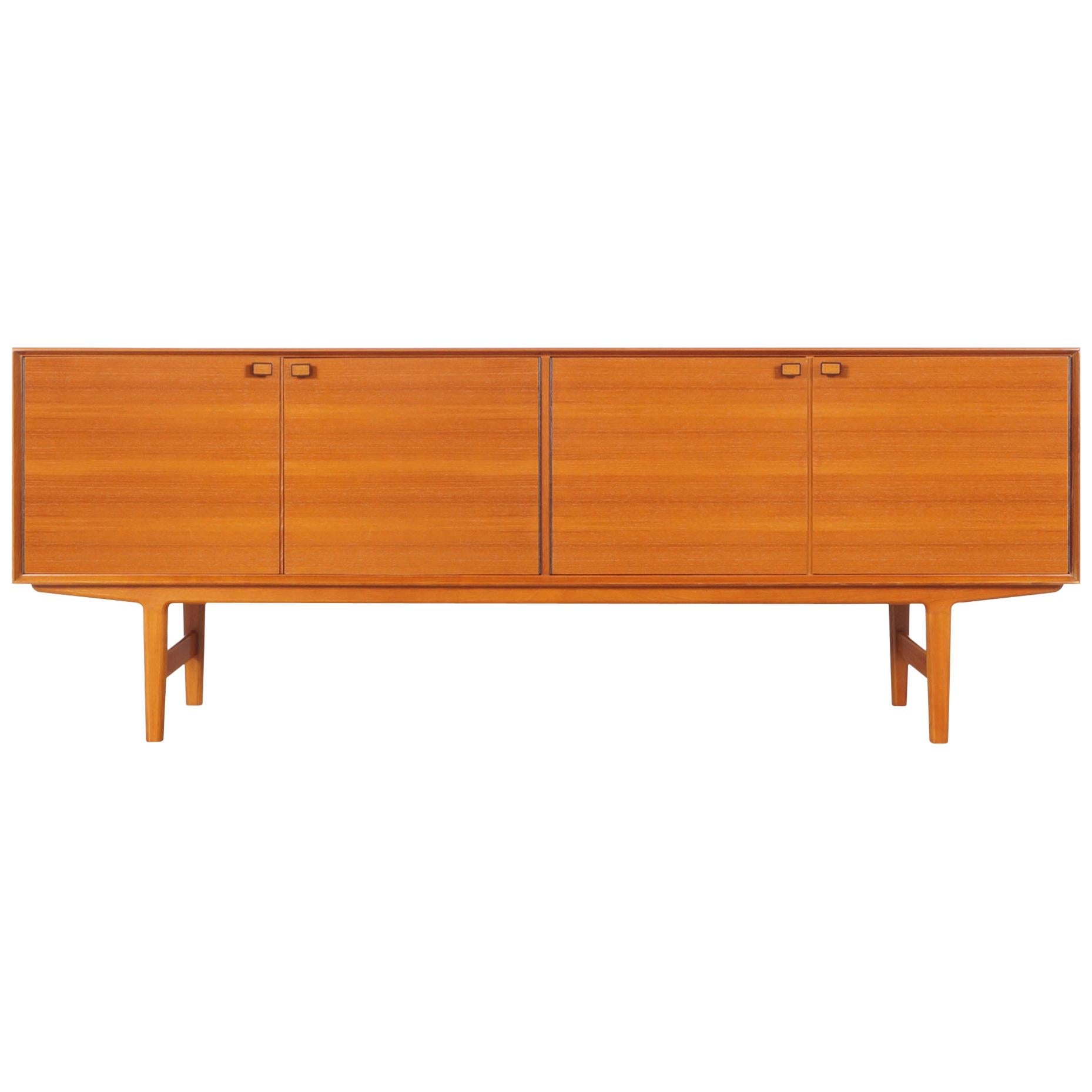 Norwegian Modern Teak Credenza by Fredrik Kayser