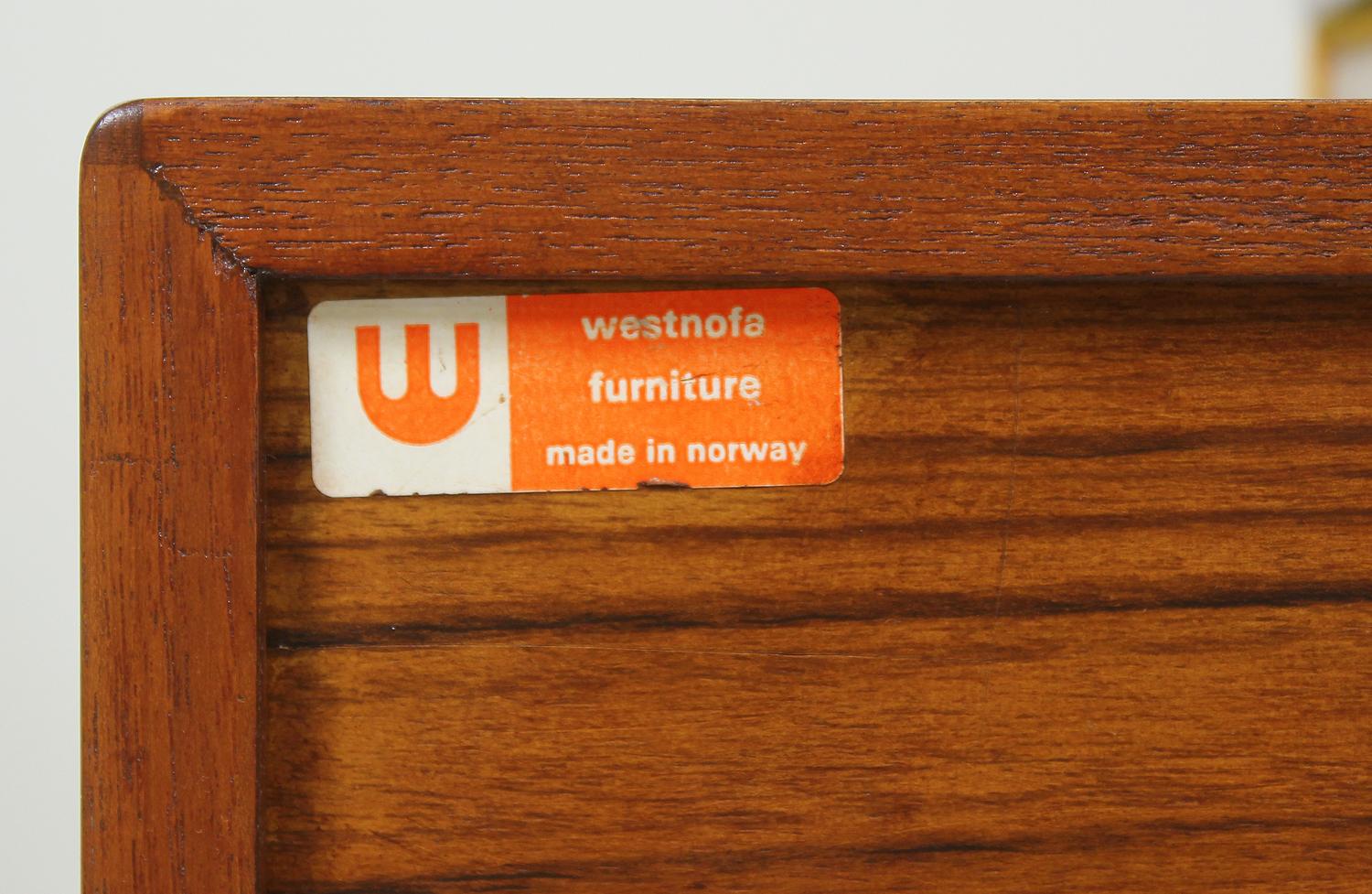 Norwegian Modern Teak Dresser by Westnofa 4