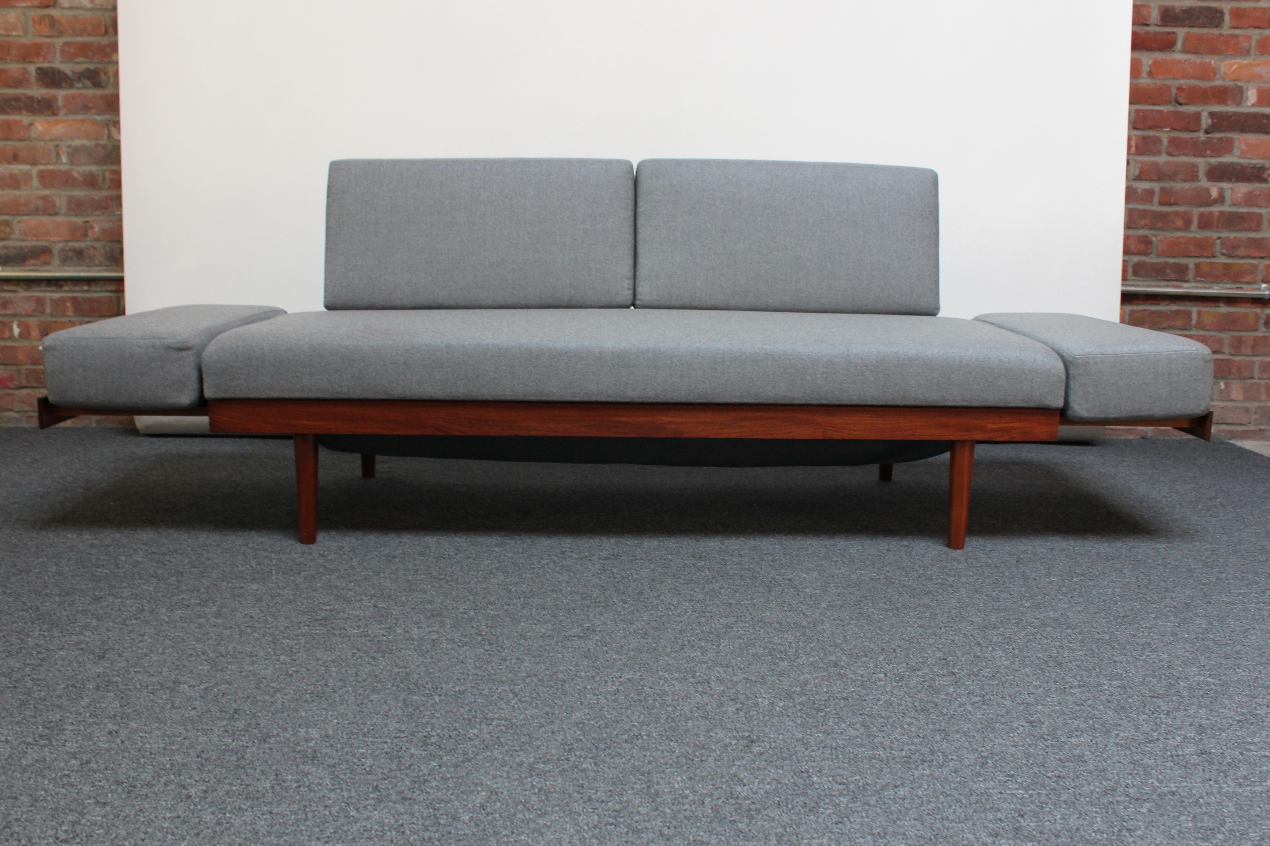 Norwegian Modern Teak Settee / Daybed Edvard Kindt Larsen for Gustav Bahus 9