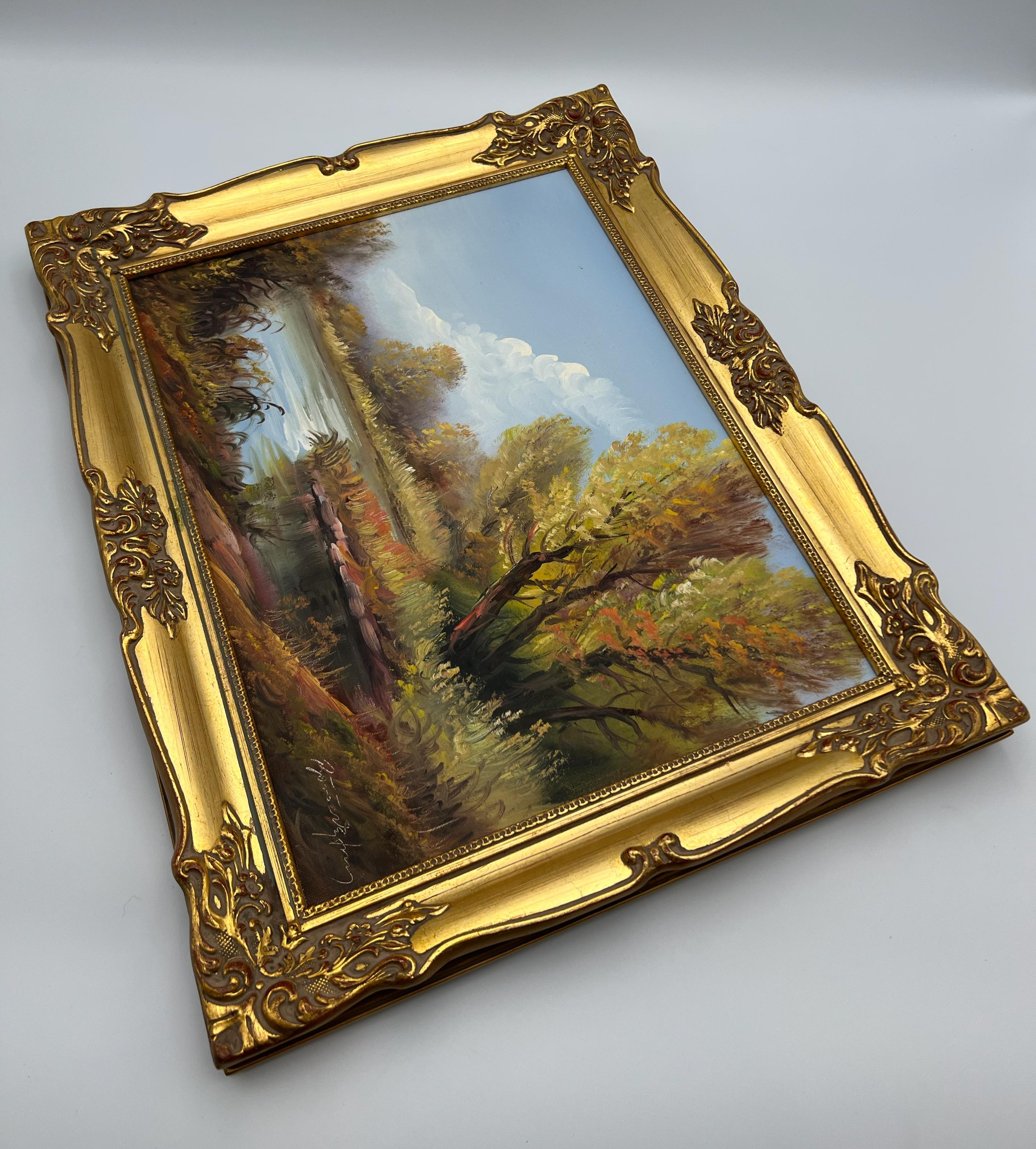 Tela Pittura a olio norvegese 