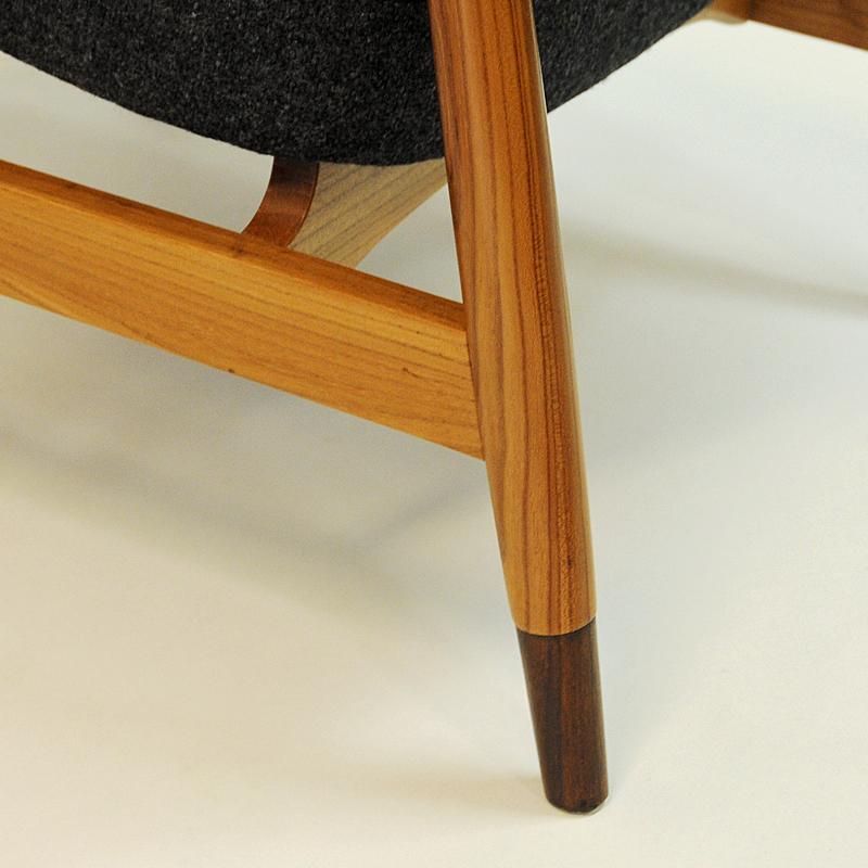 Norwegian Pair of Elm Tree Vintage Armchairs by Olav A. Hessen, 1950s 3