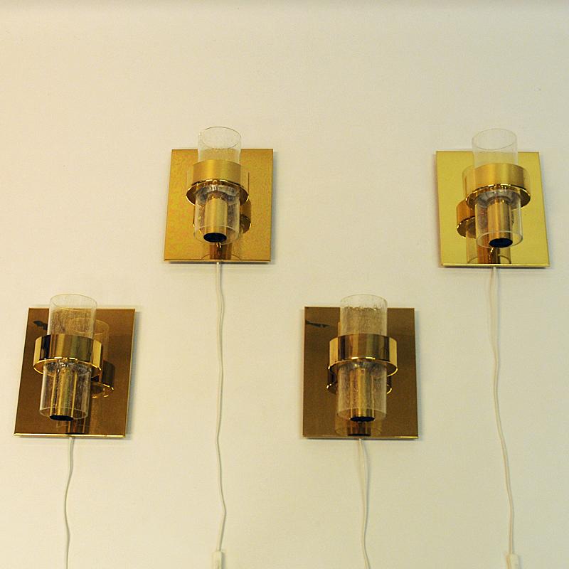Norwegian Pair of Høvik Wall Lamps Mod 7350 by Jonas Hidle, 1970s In Good Condition In Stockholm, SE