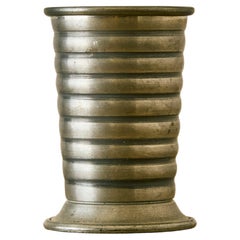 Norwegischer Zinnbecher/Vase, ca. 1930er Jahre