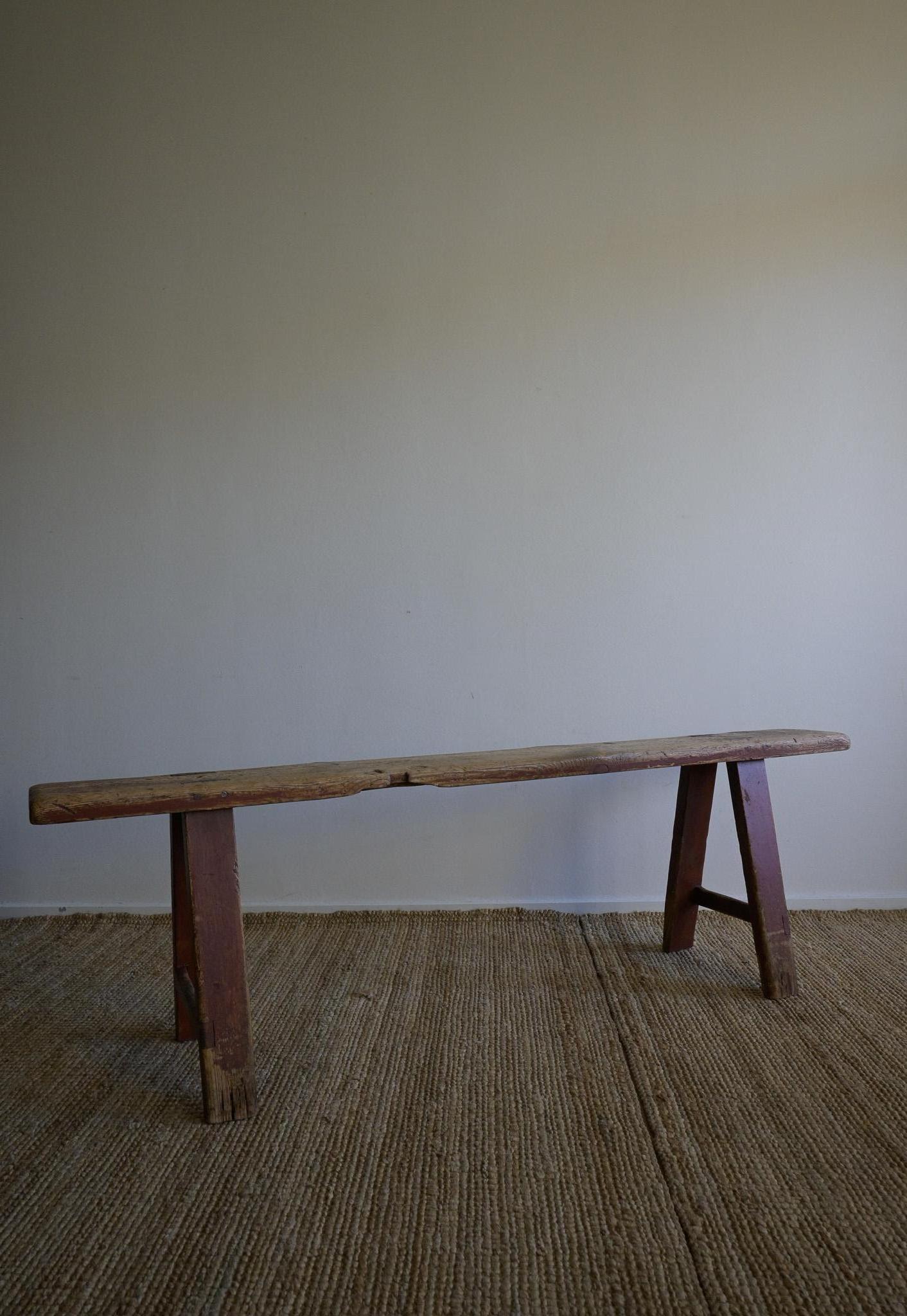 Banc en pin norvégien ca 1830 en vente 1